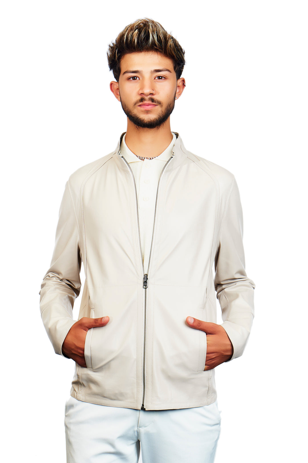 Midas Reversible Leather Jacket