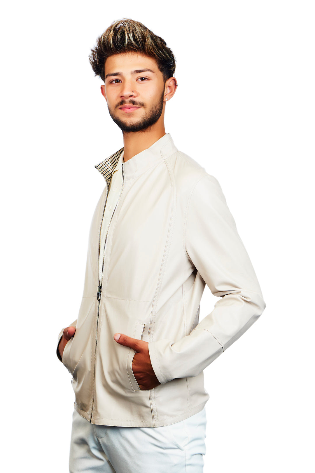 Midas Reversible Leather Jacket