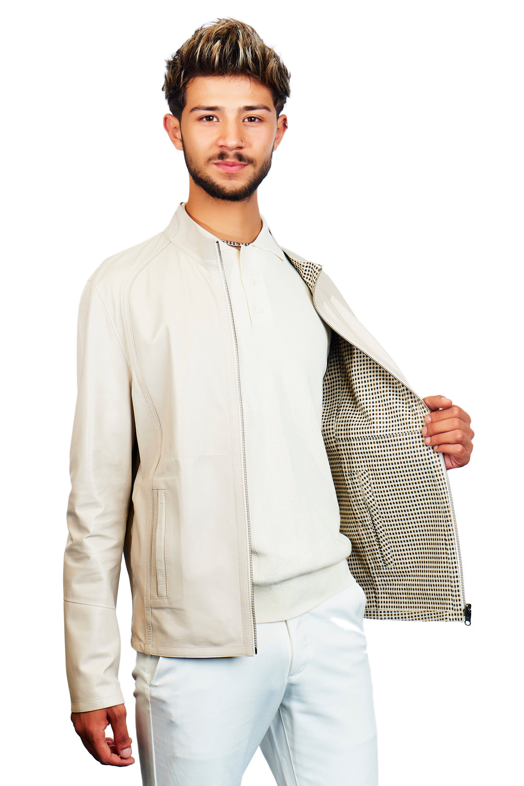 Midas Reversible Leather Jacket