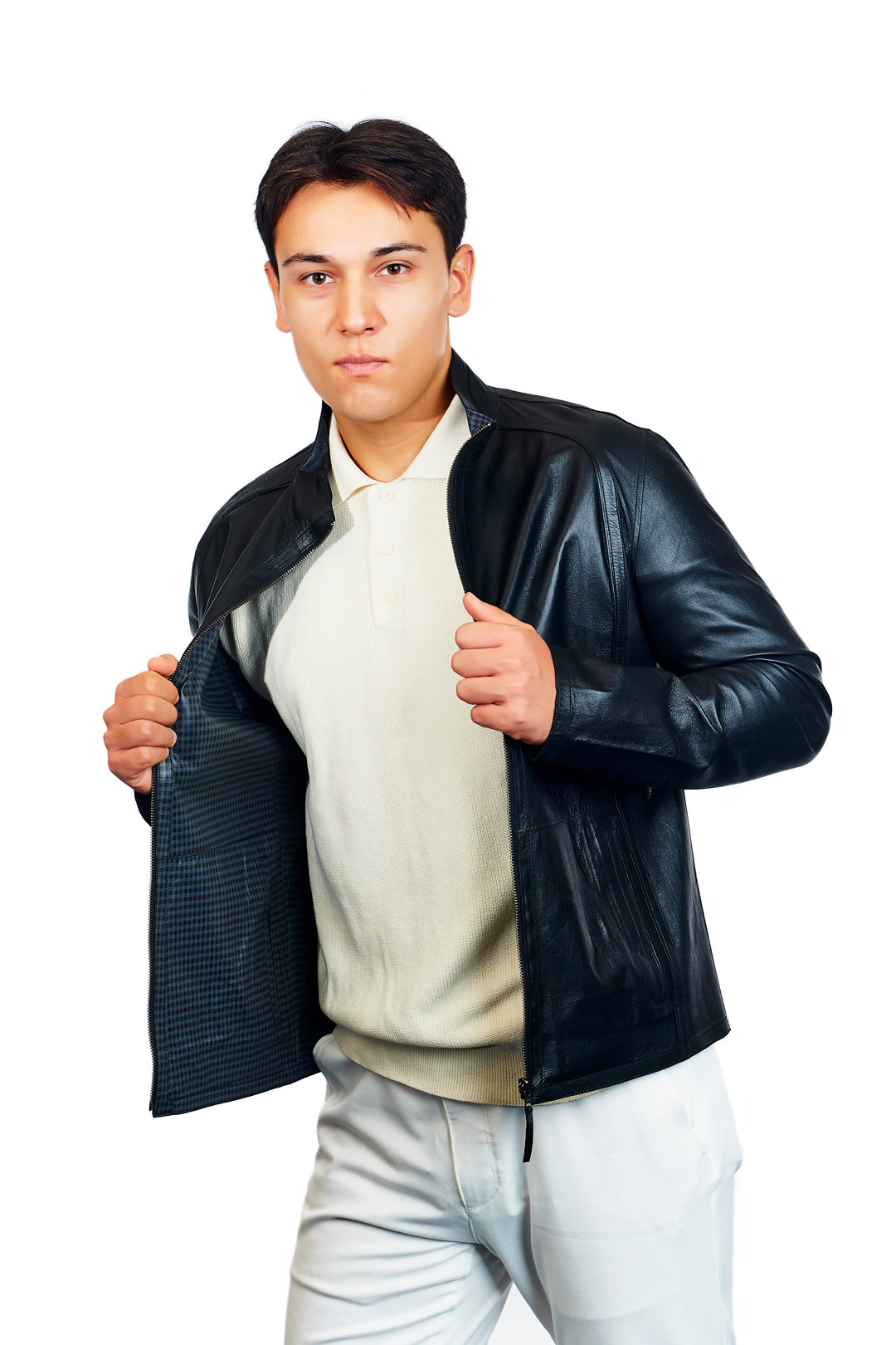 Midas Reversible Leather Jacket