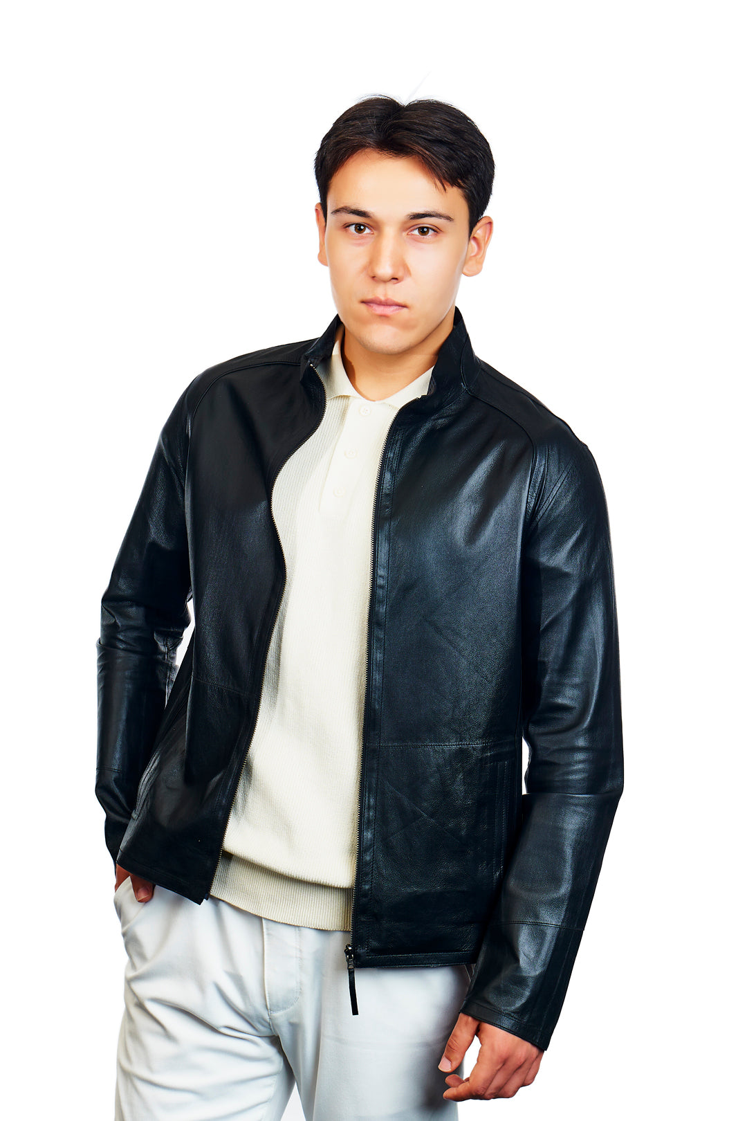 Midas Reversible Leather Jacket