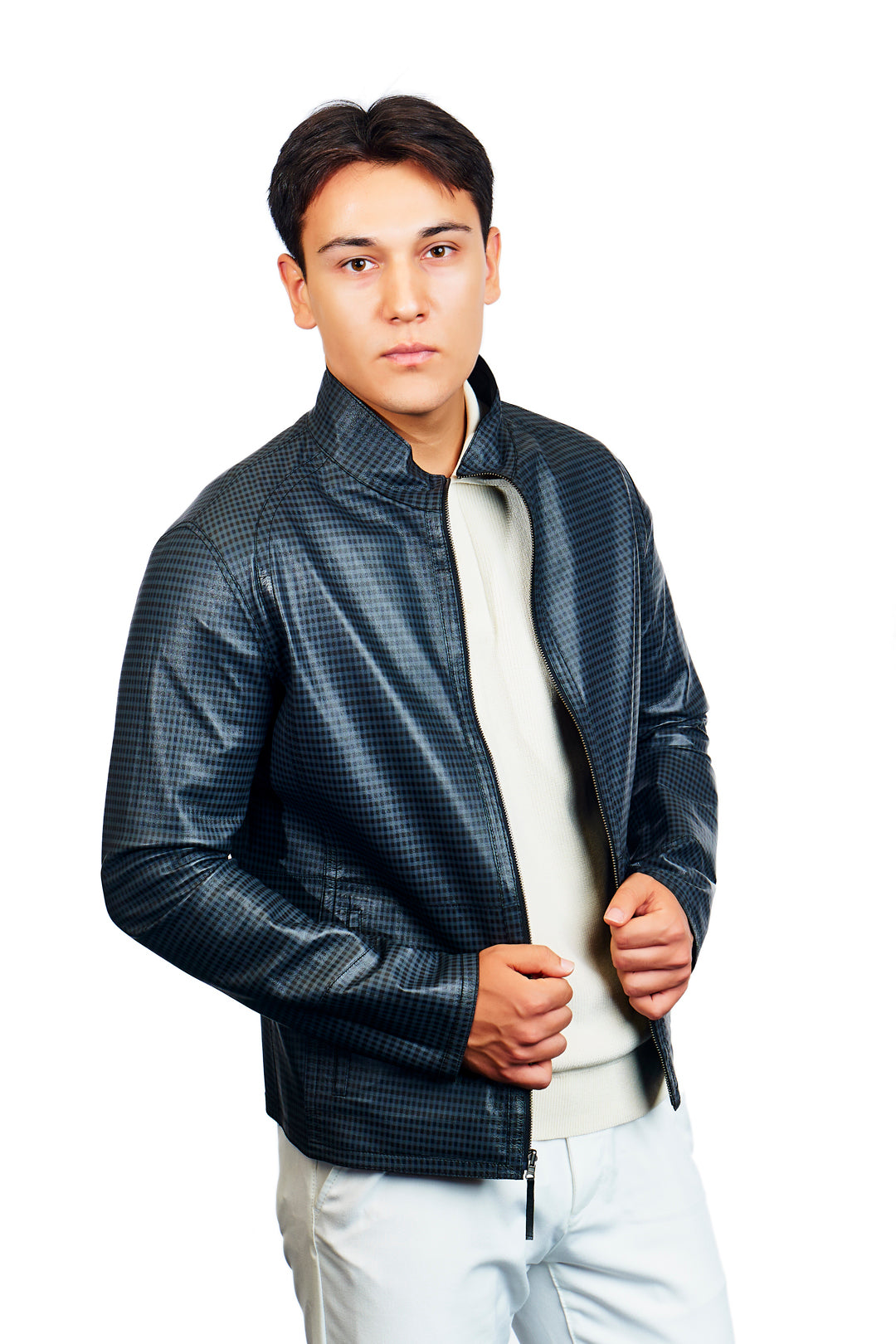 Midas Reversible Leather Jacket