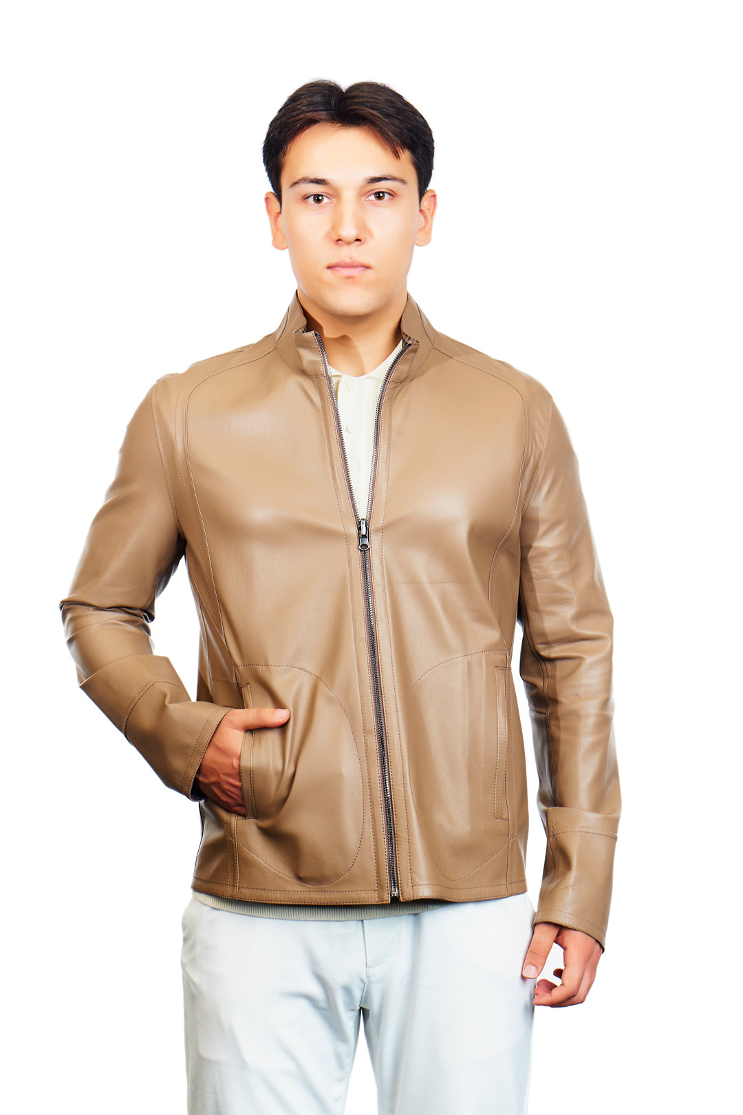 Midas Reversible Leather Jacket
