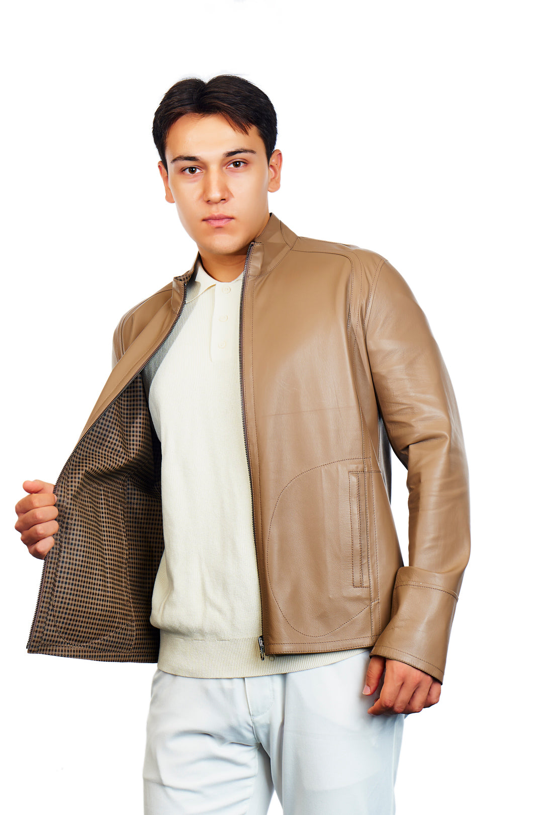 Midas Reversible Leather Jacket