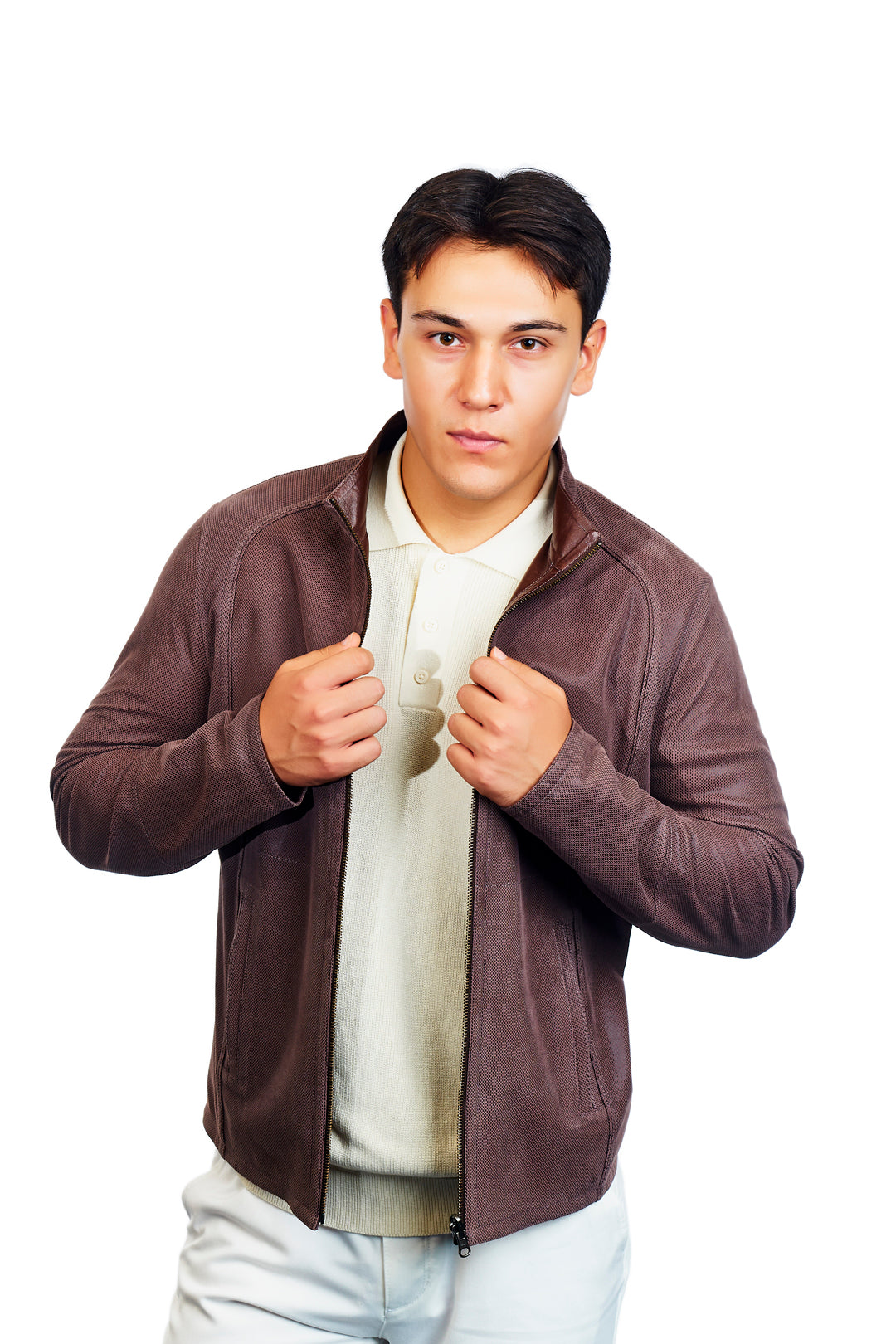 Midas Reversible Leather Jacket