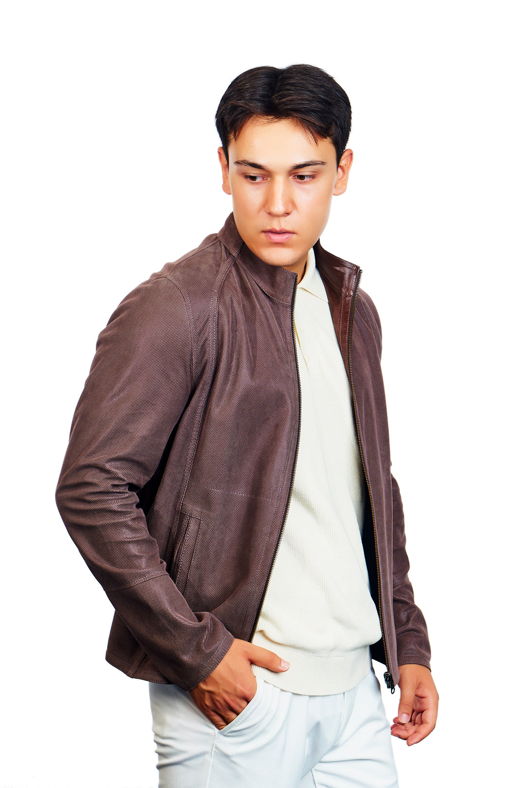 Midas Reversible Leather Jacket