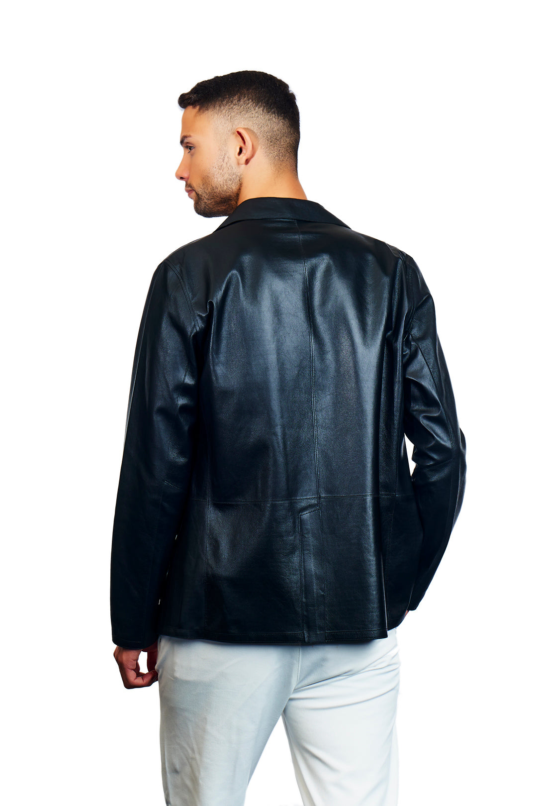 Auster Reversible Blazer Leather Jacket