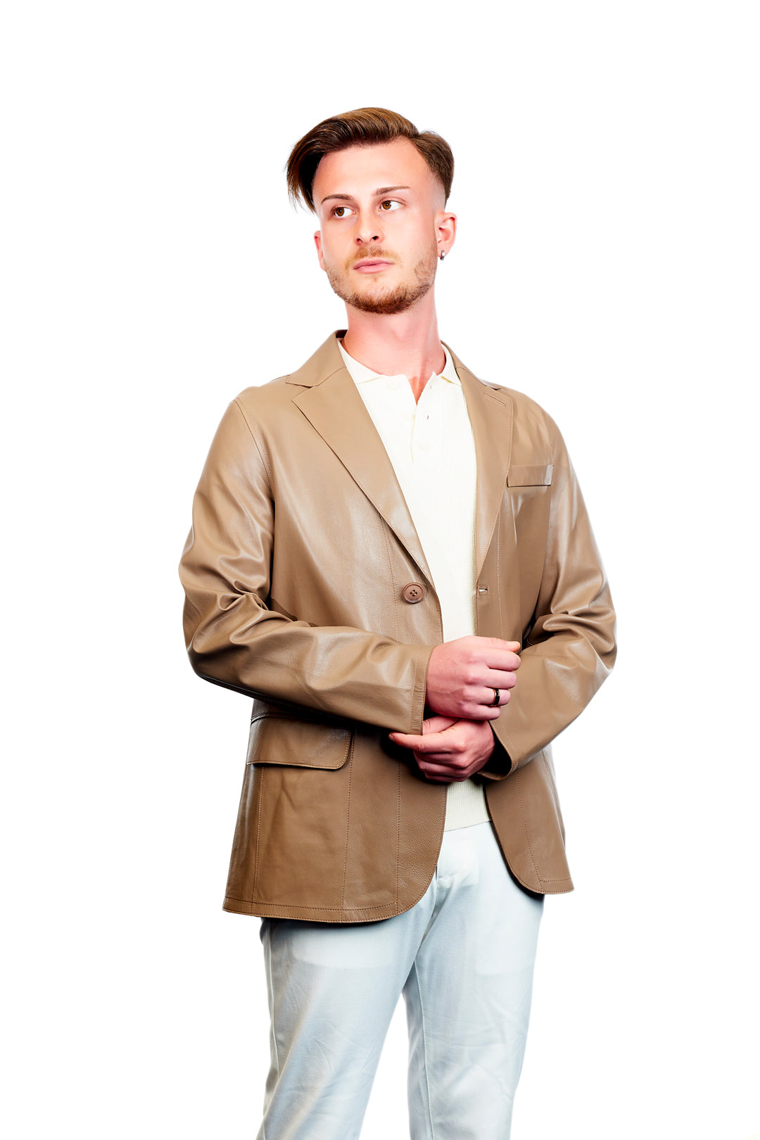 Auster Reversible Blazer Leather Jacket
