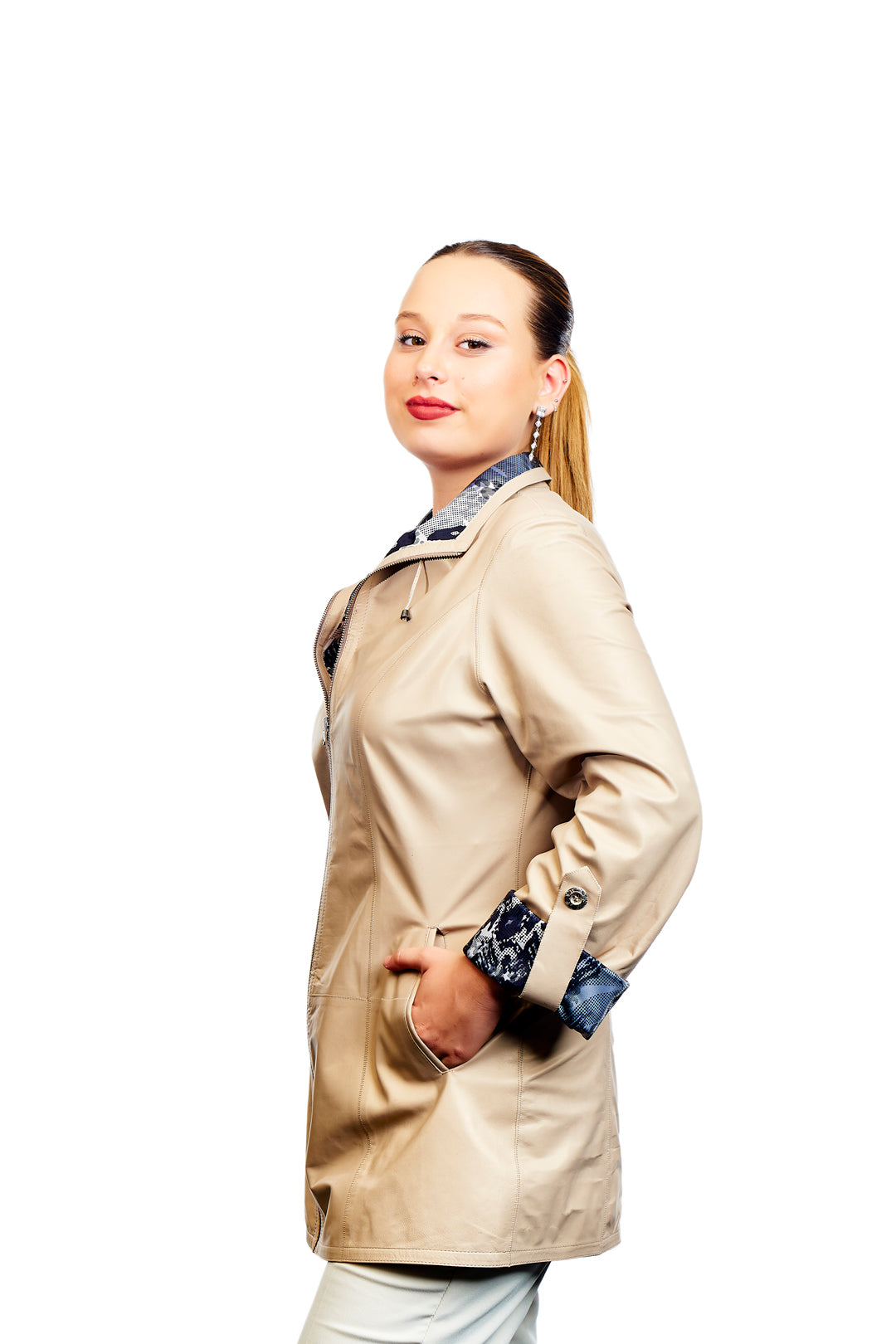 Venus Reversible Leather Jacket