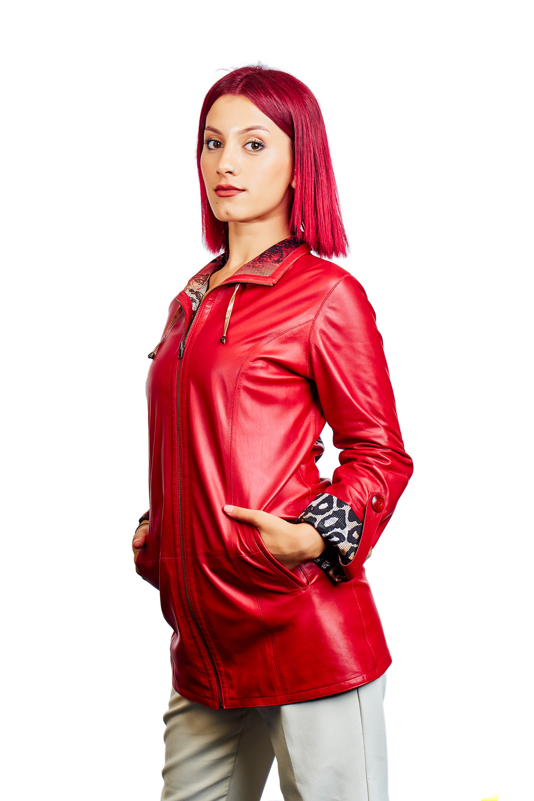 Venus Reversible Leather Jacket