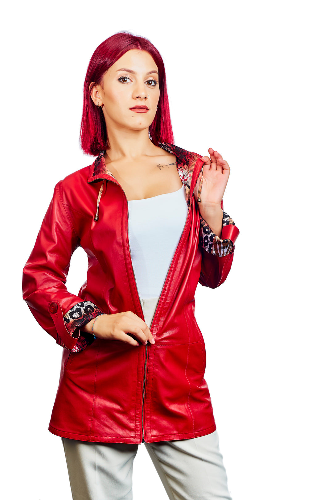 Venus Reversible Leather Jacket