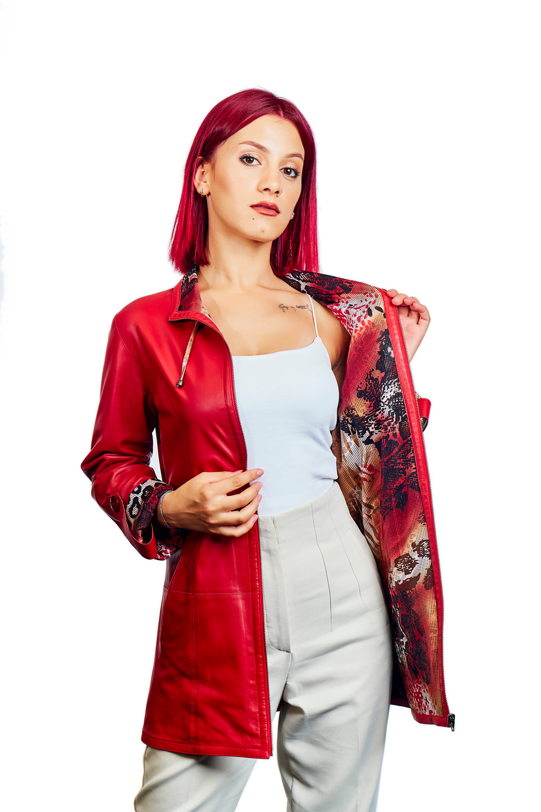 Venus Reversible Leather Jacket