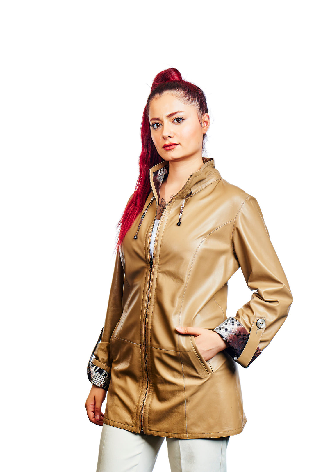 Venus Reversible Leather Jacket