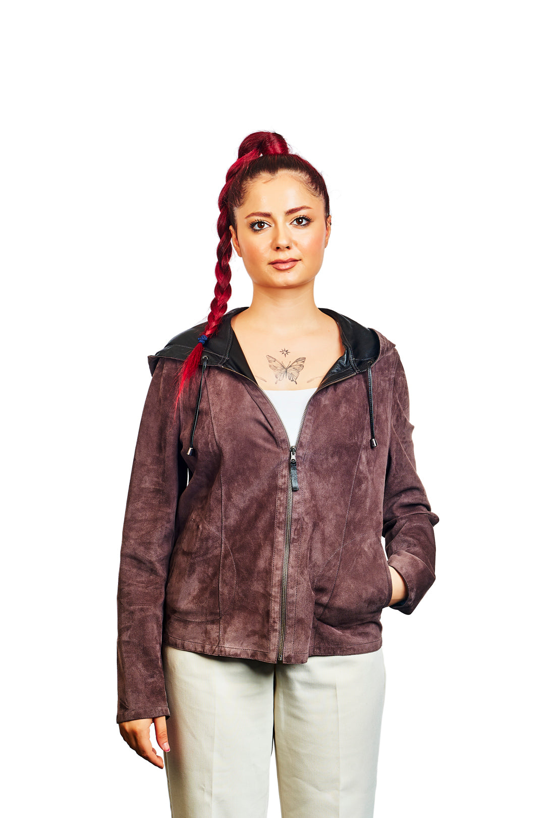 Leto Reversible Suede Leather Jacket