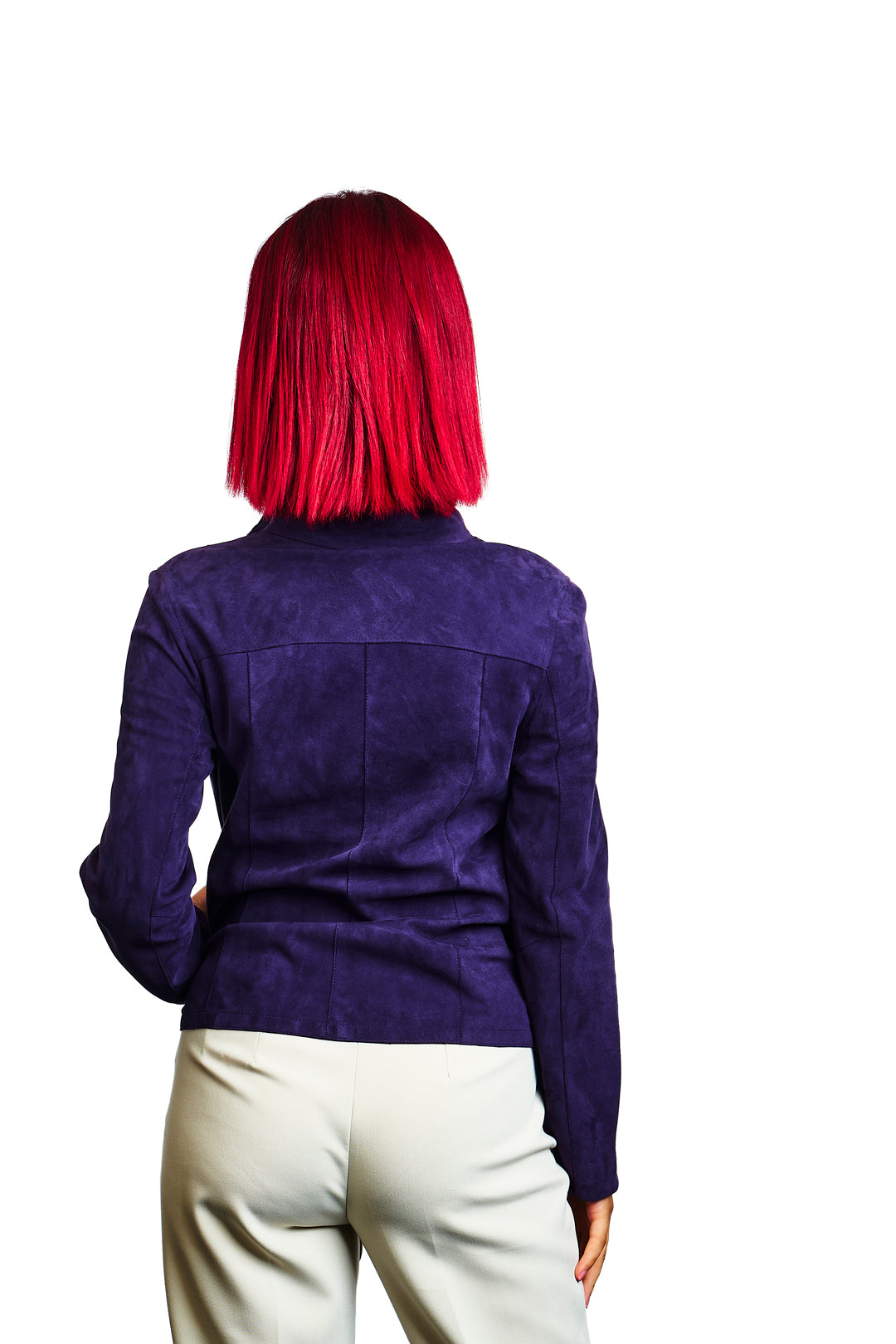 Luna Reversible Suede Leather Jacket