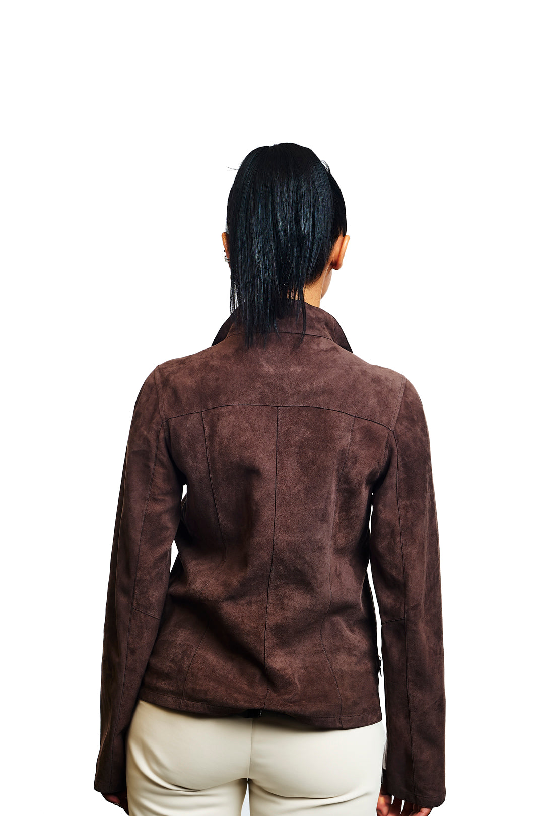 Luna Reversible Suede Leather Jacket