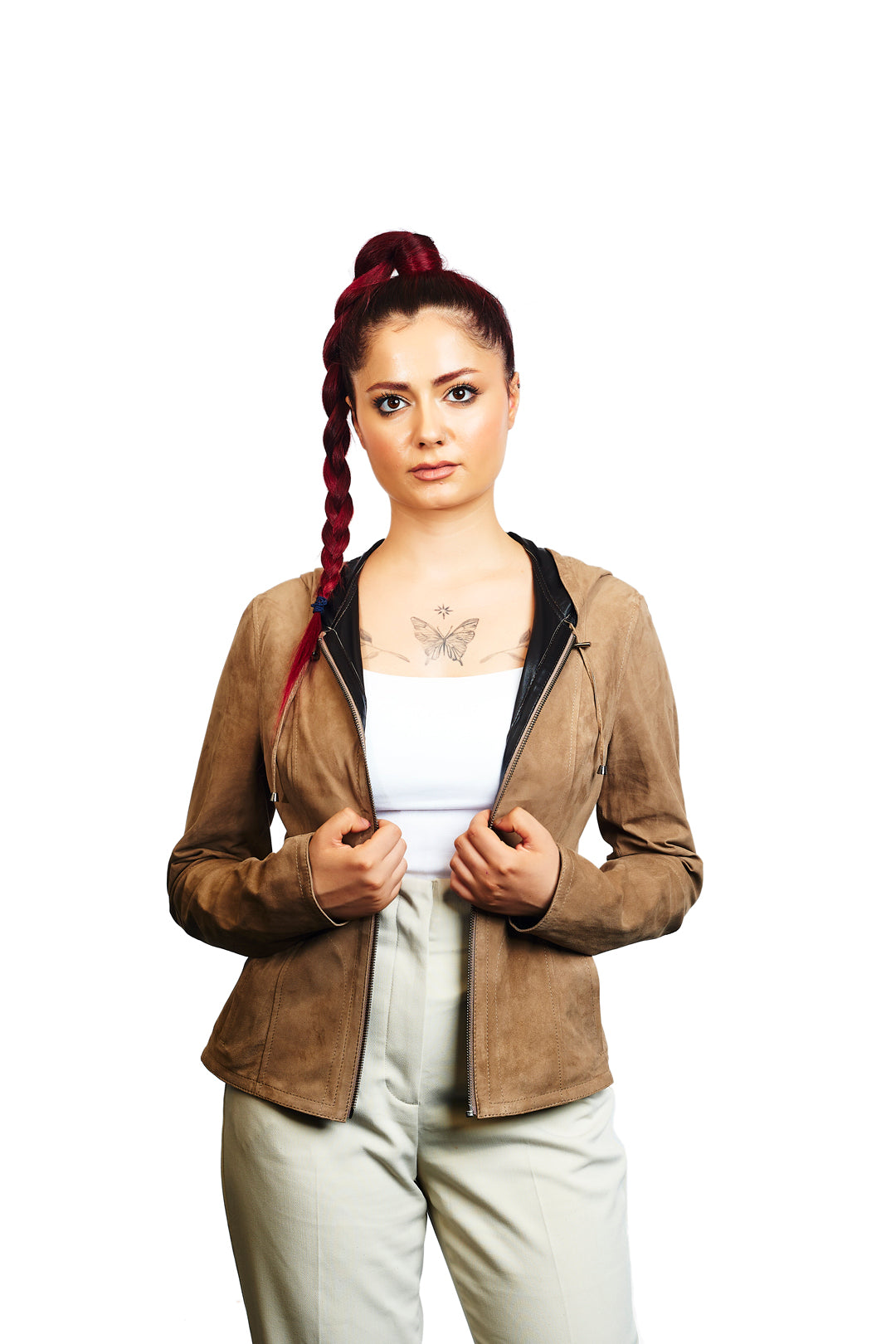 Leto Reversible Suede Leather Jacket