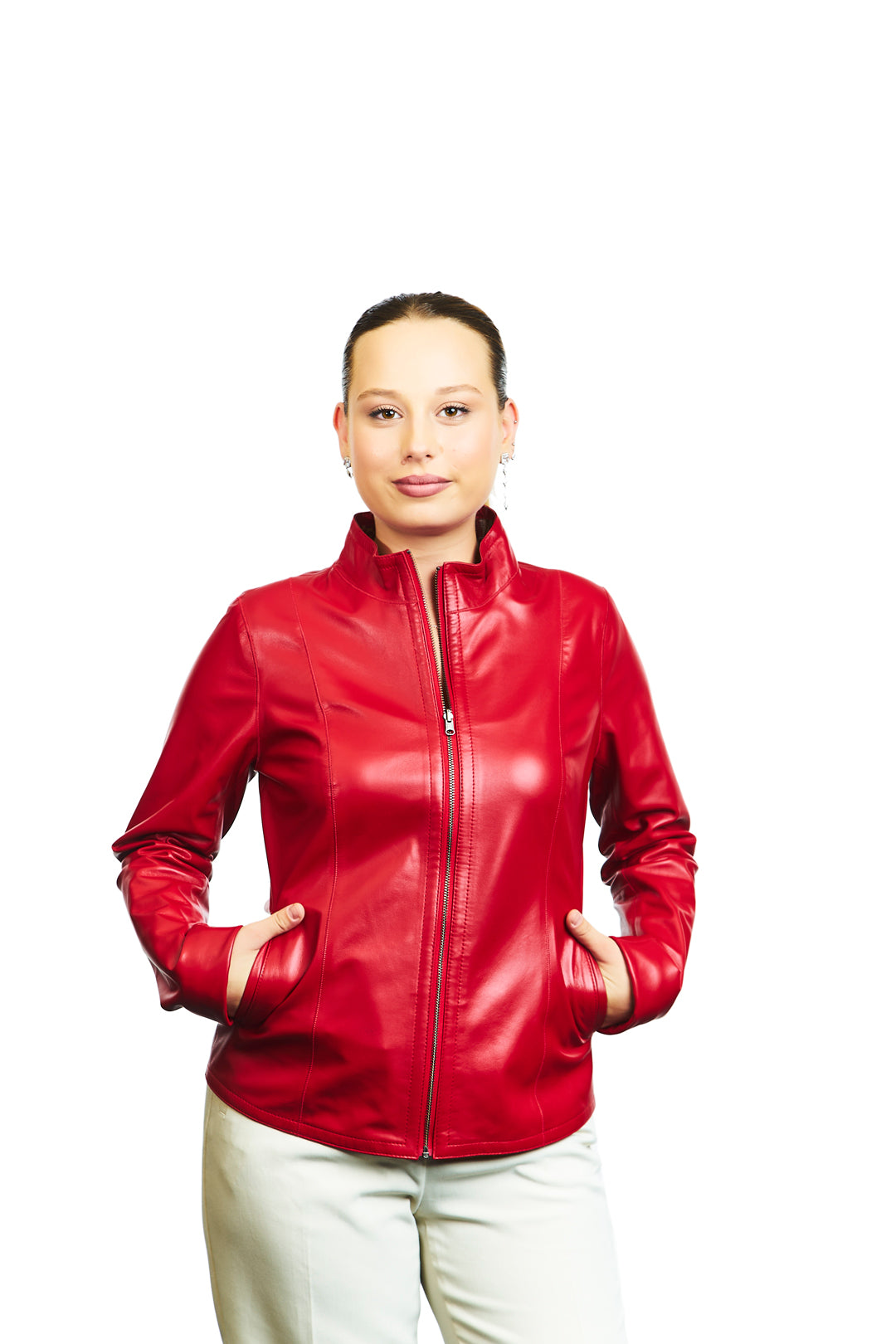 Artemis Reversible Leather Jacket
