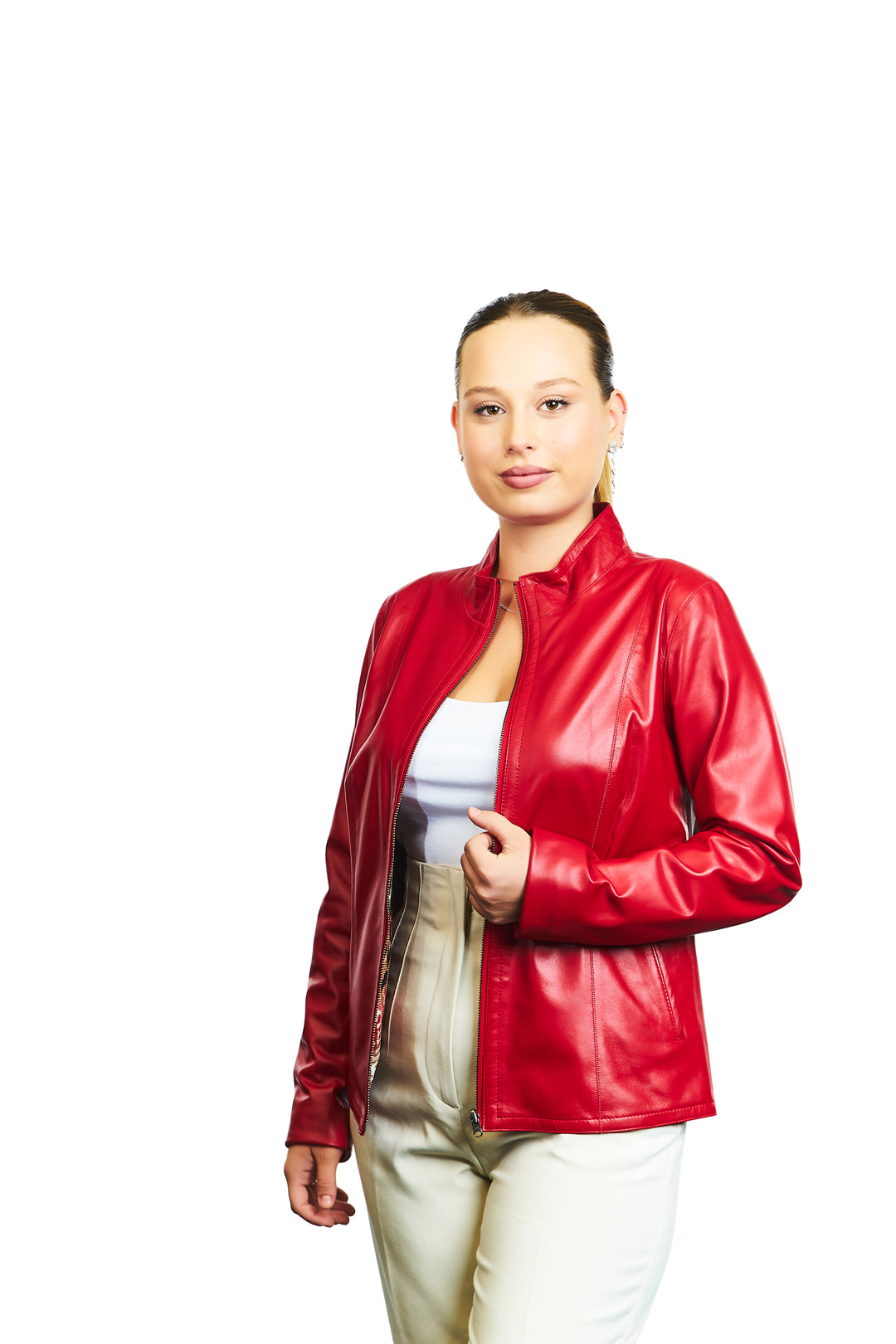 Artemis Reversible Leather Jacket