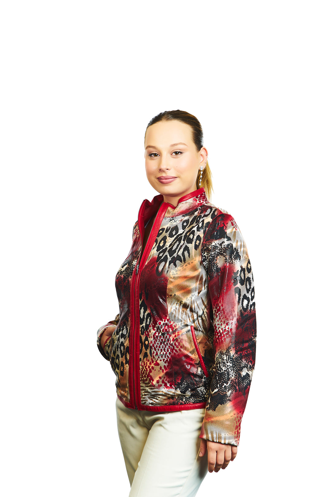 Artemis Reversible Leather Jacket