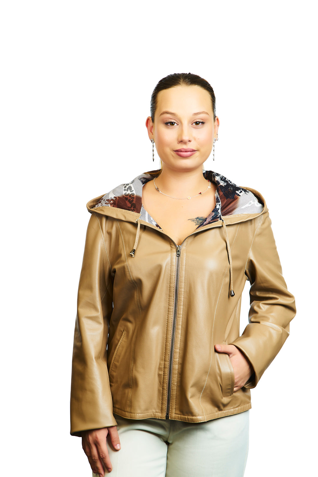 Gaia Reversible Leather Jacket