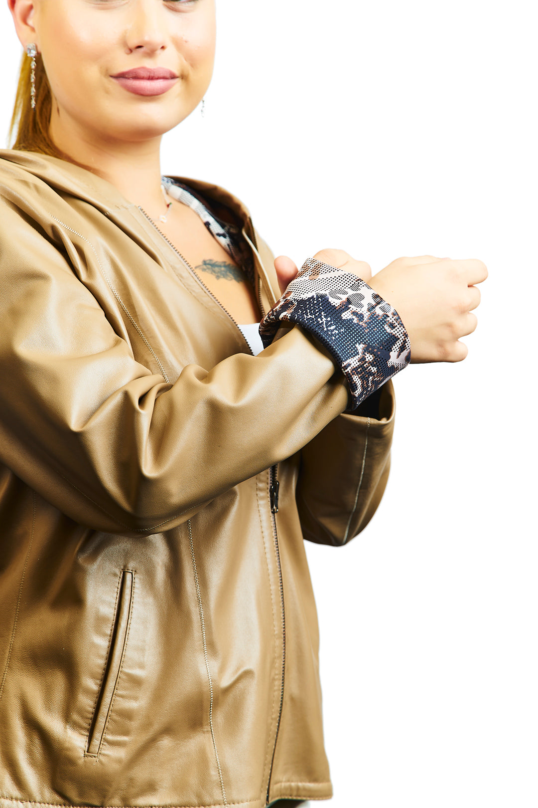 Gaia Reversible Leather Jacket
