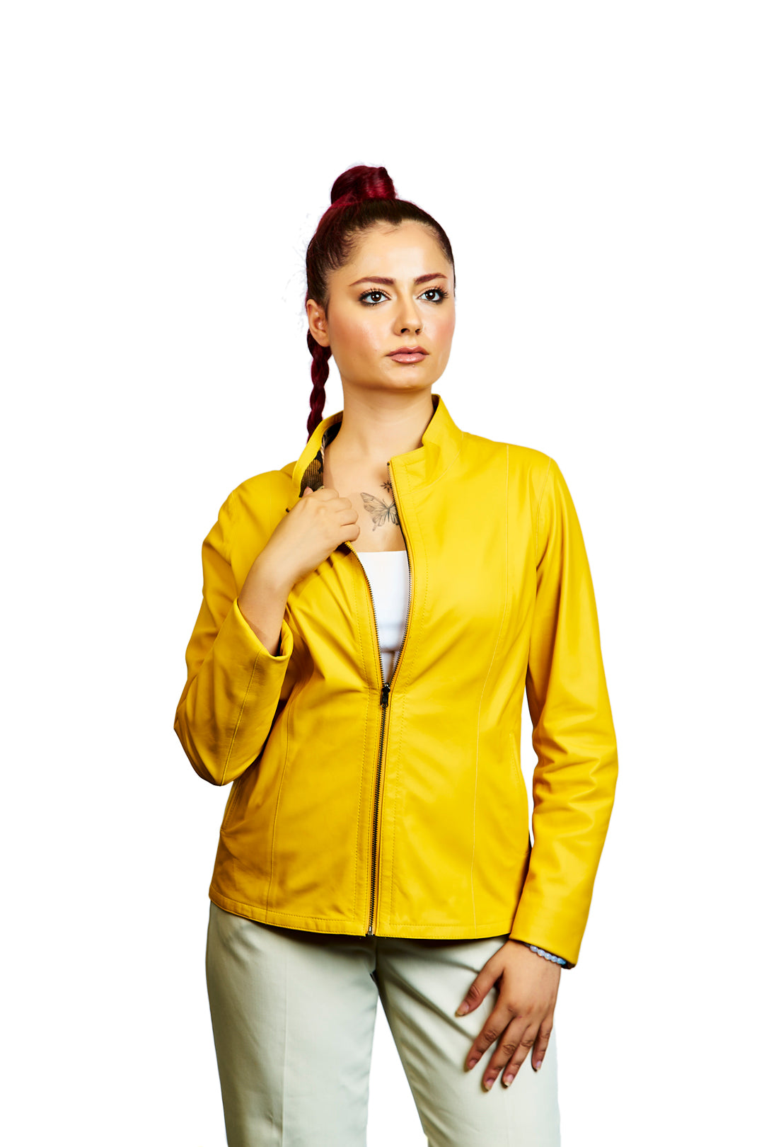Artemis Reversible Leather Jacket