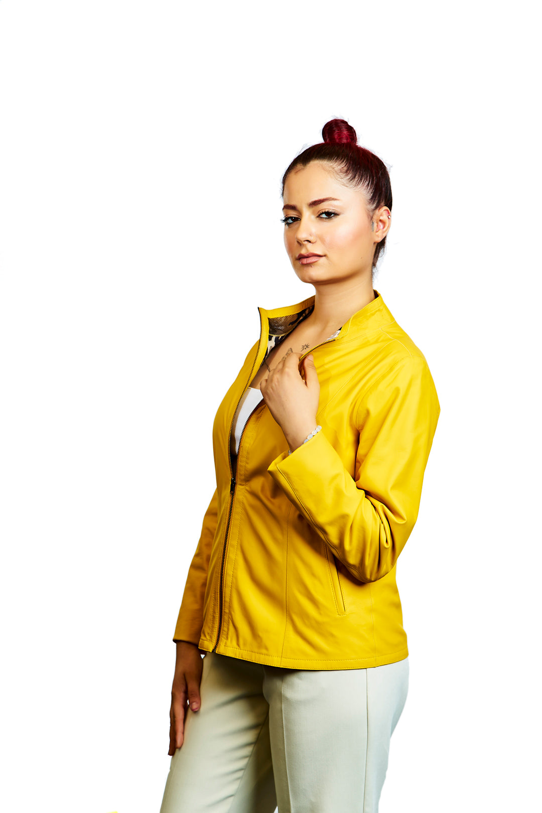 Artemis Reversible Leather Jacket