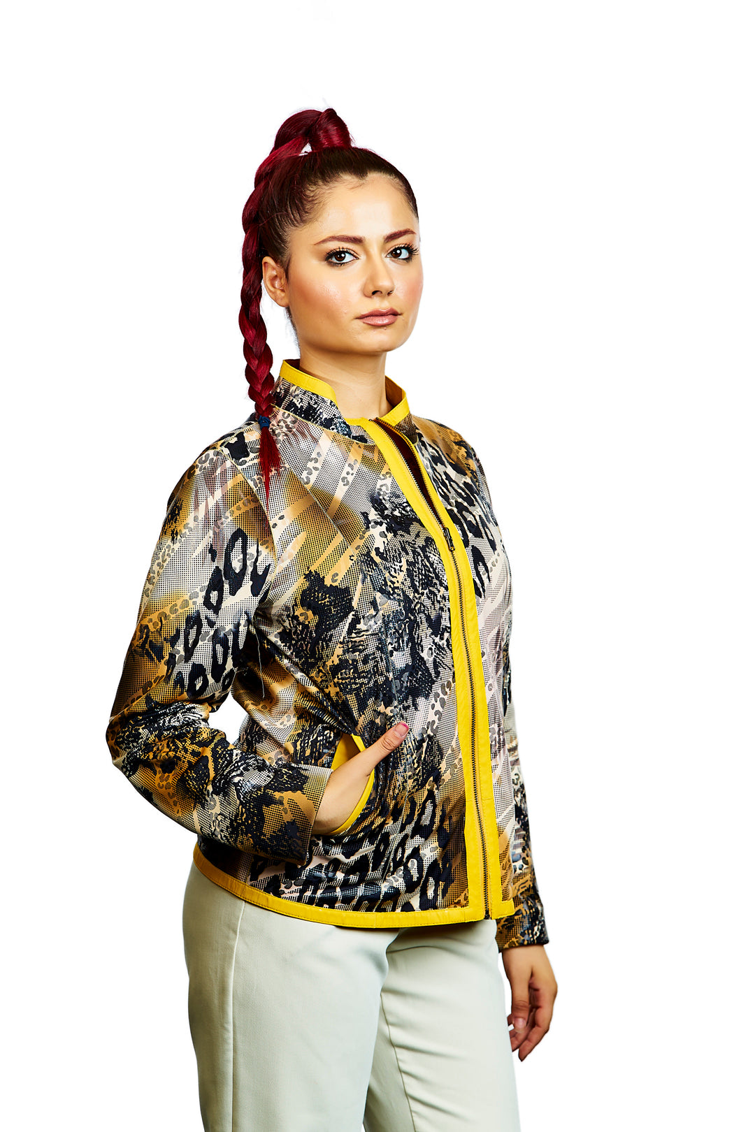 Artemis Reversible Leather Jacket
