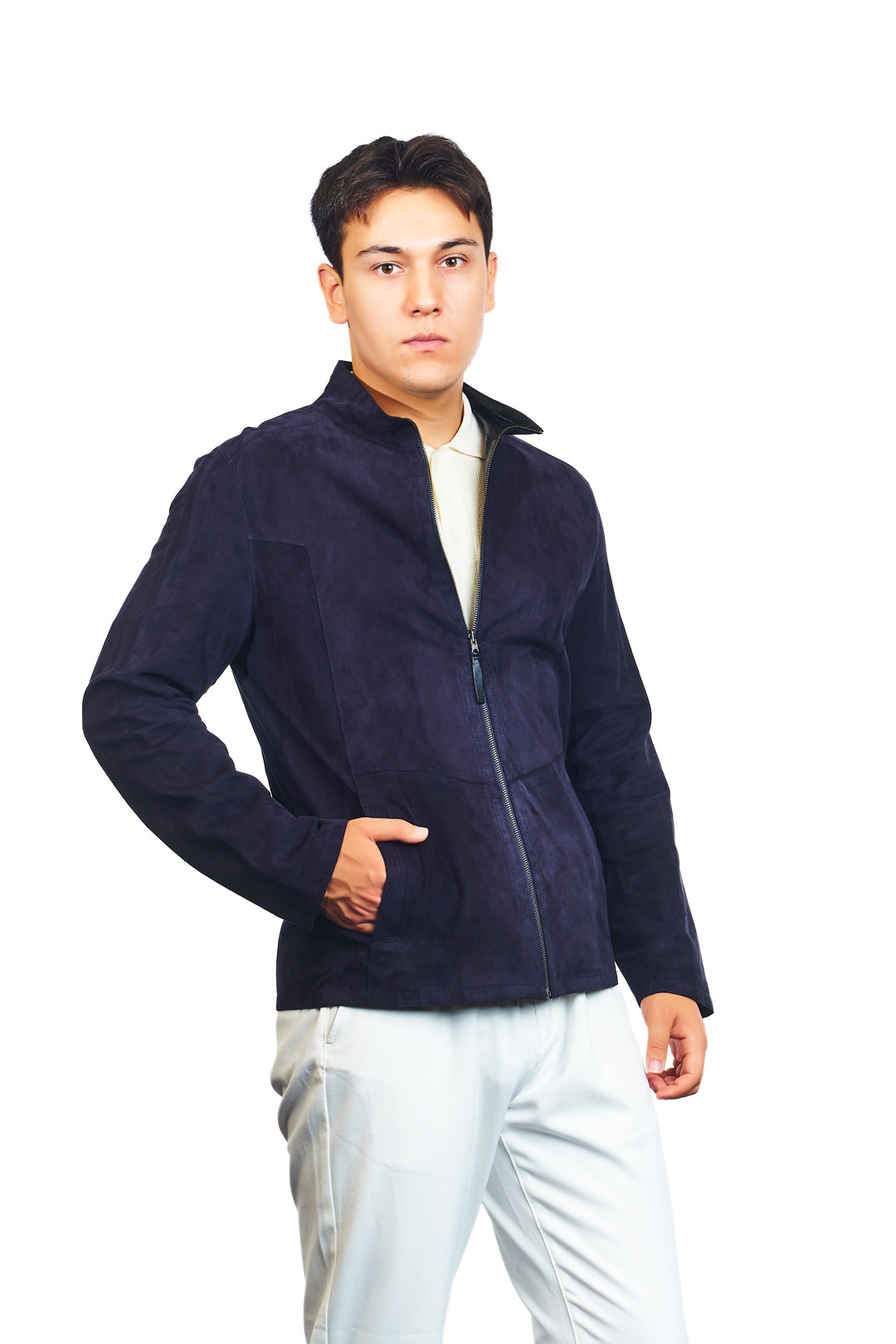 Ares Reversible Suede Leather Jacket