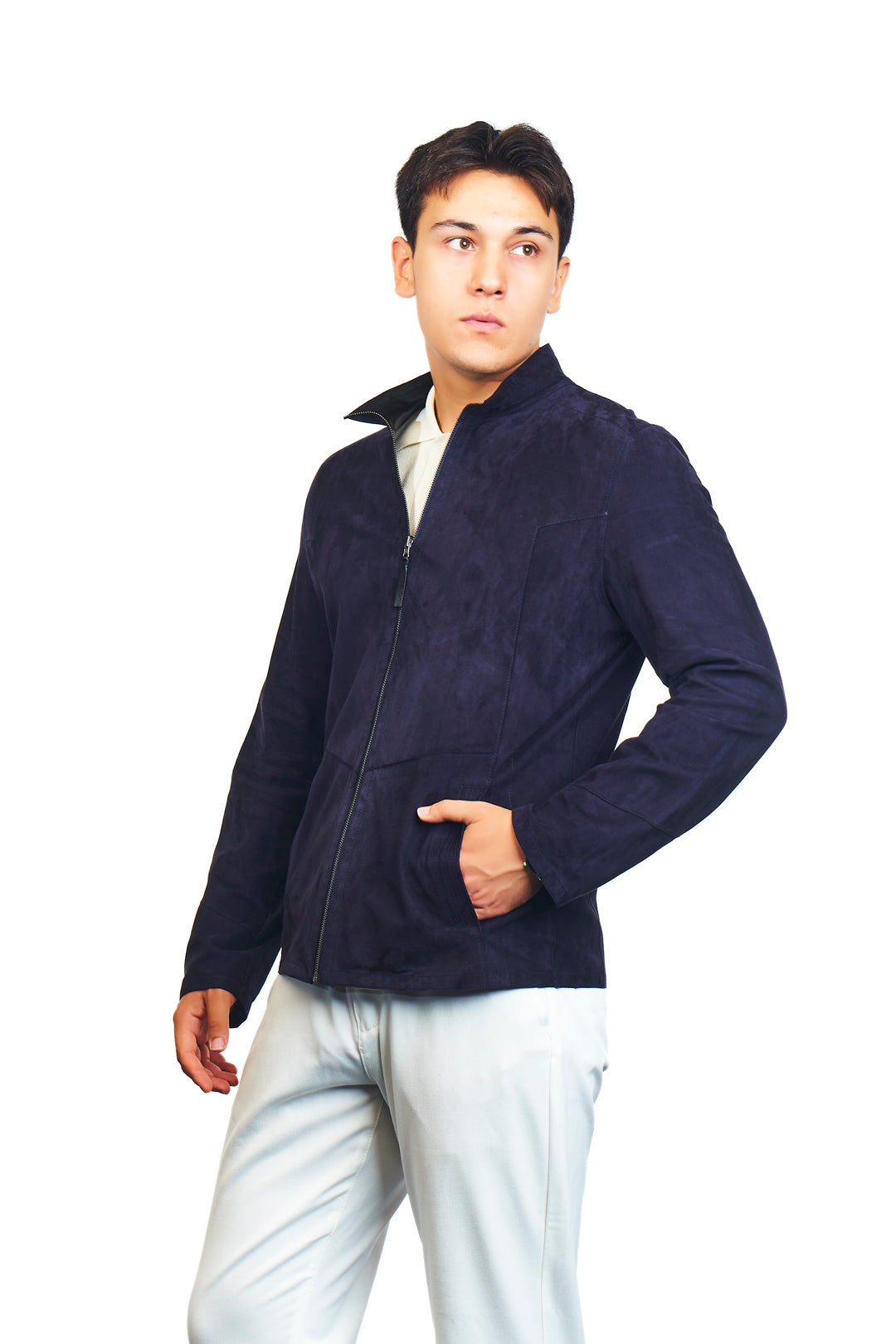Ares Reversible Suede Leather Jacket