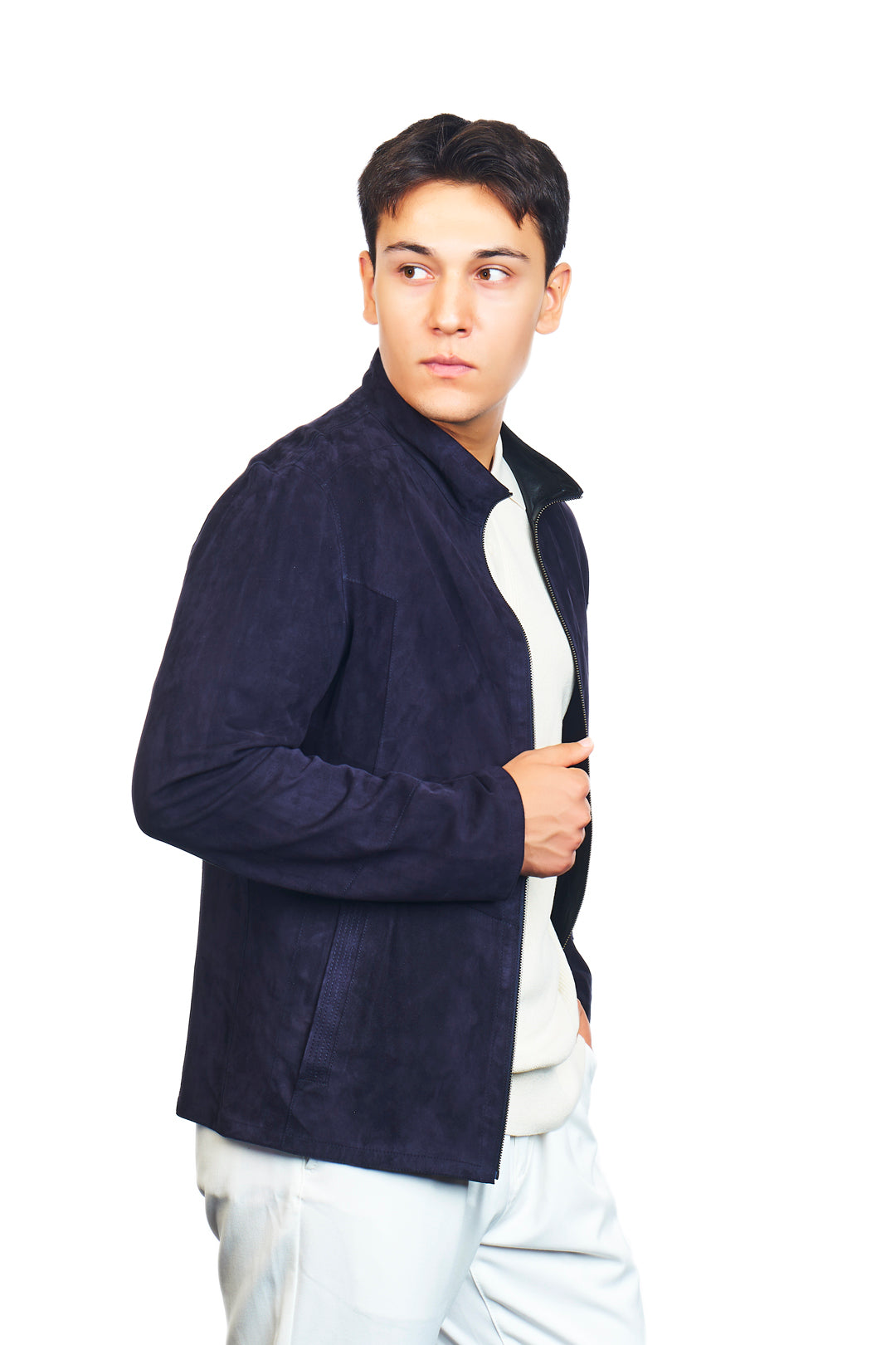 Ares Reversible Suede Leather Jacket