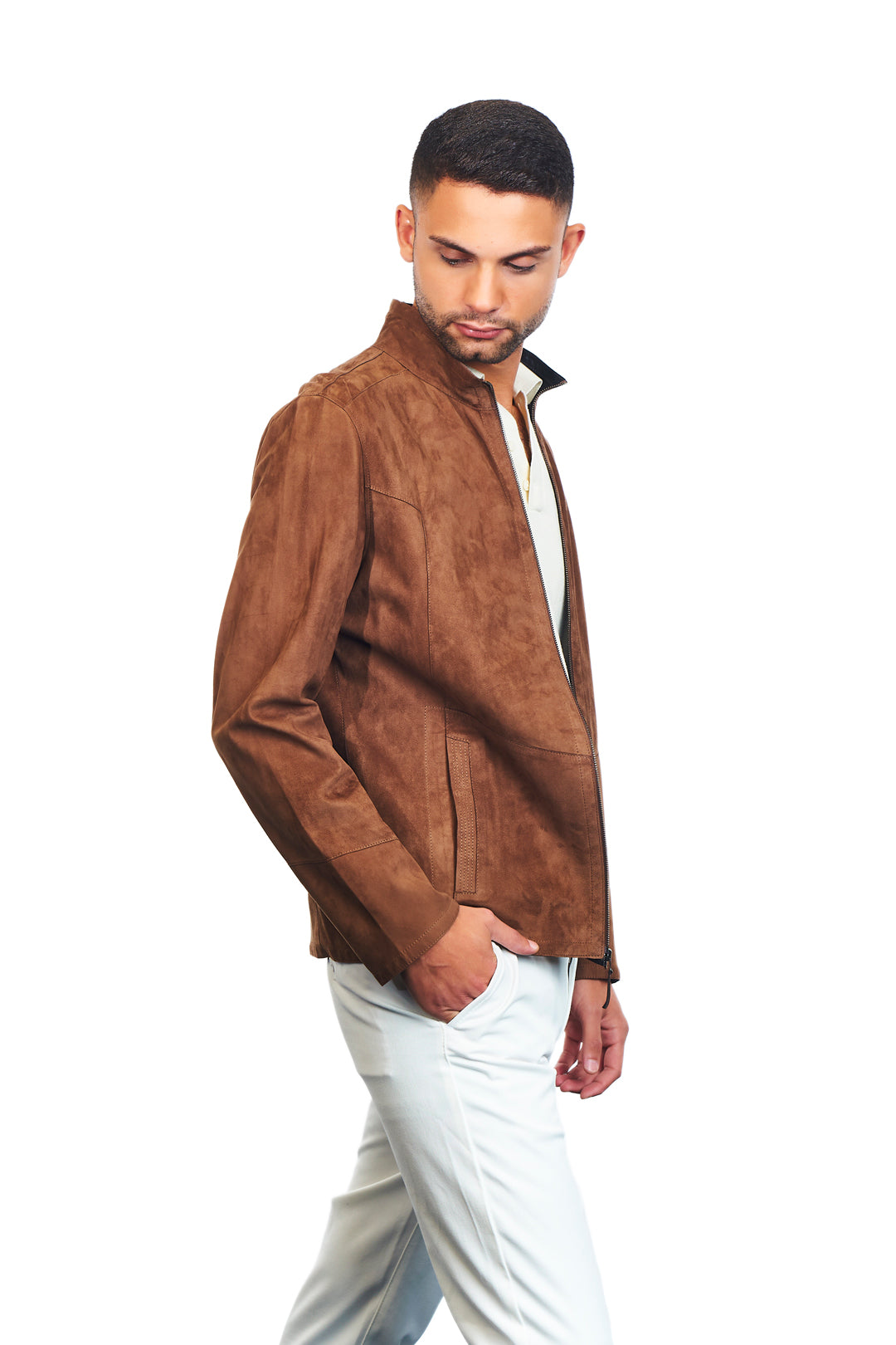 Ares Reversible Suede Leather Jacket