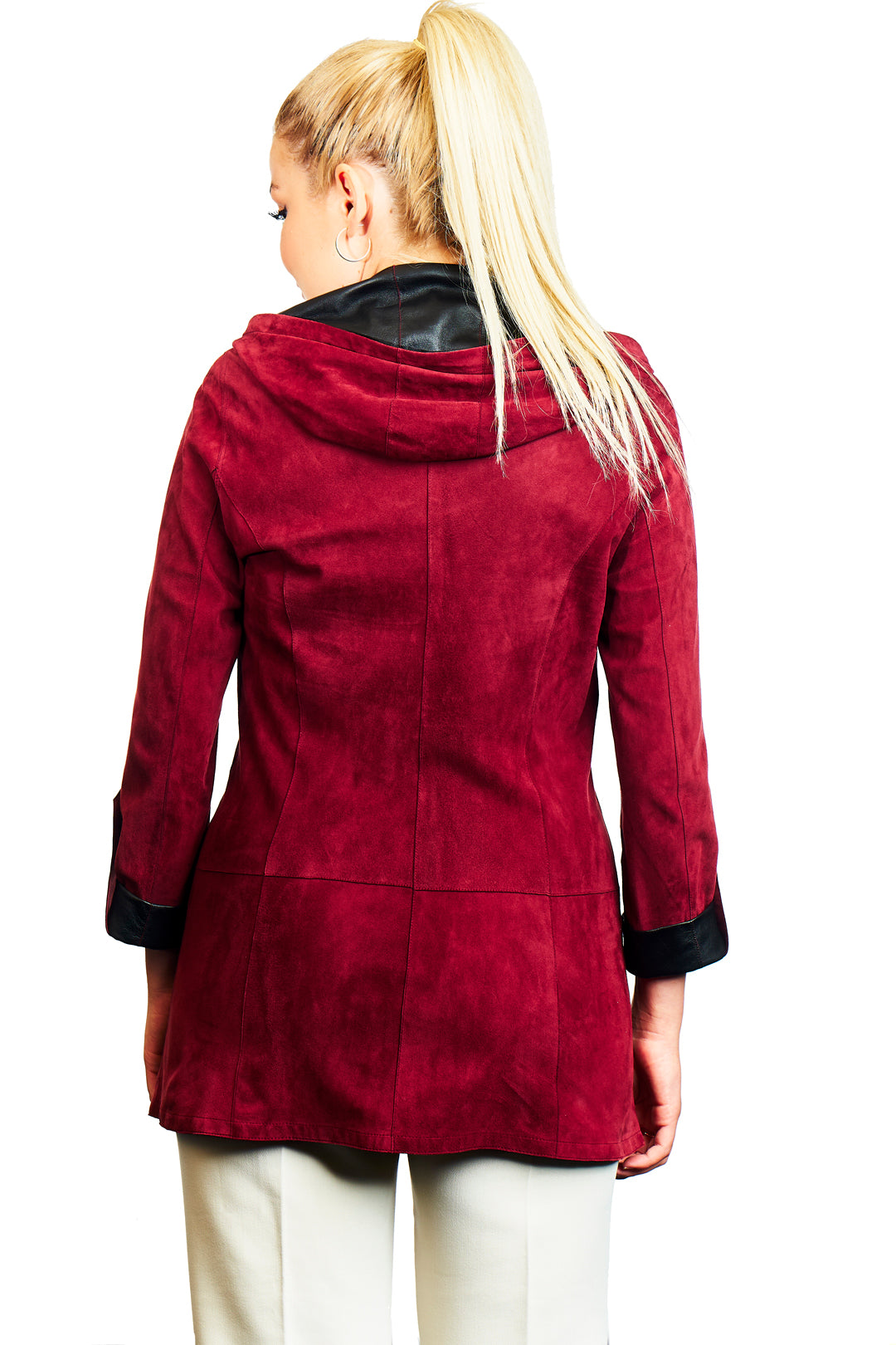 Selene Reversible Suede Leather Jacket