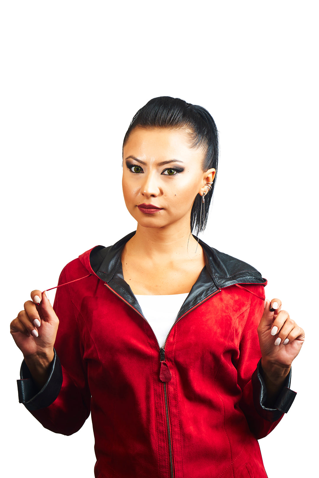 Selene Reversible Suede Leather Jacket