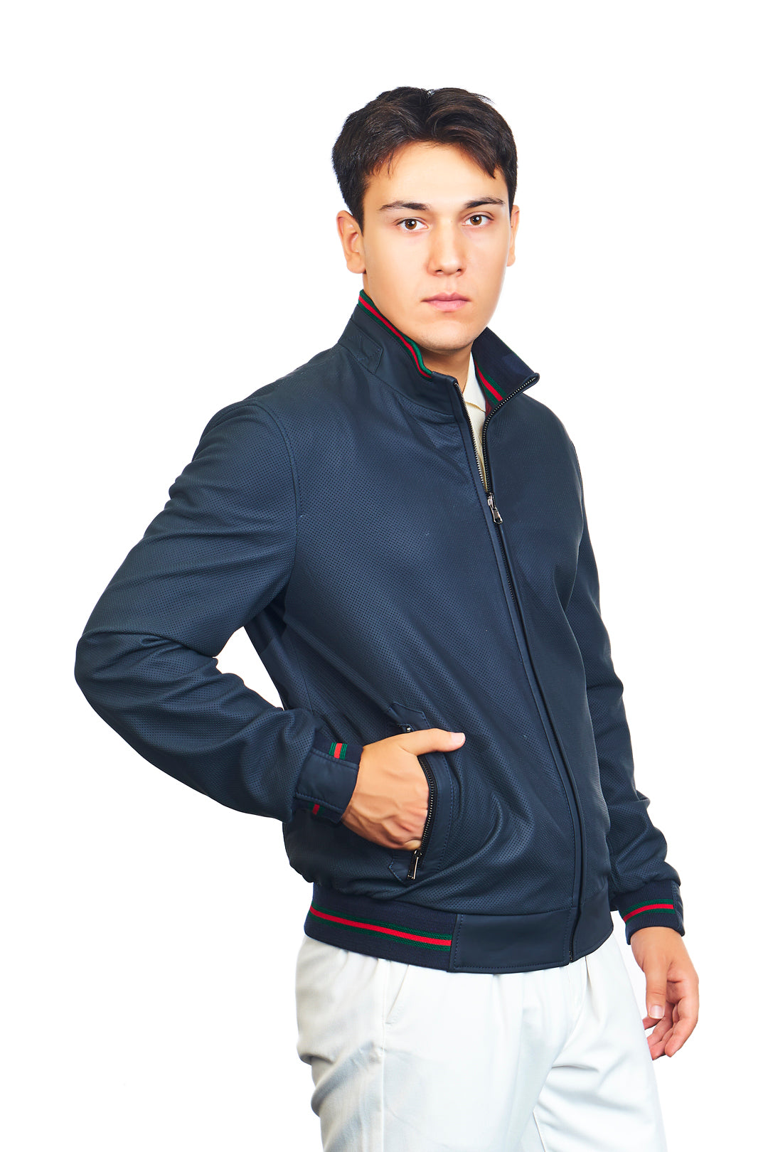 Teos Reversible Leather Jacket