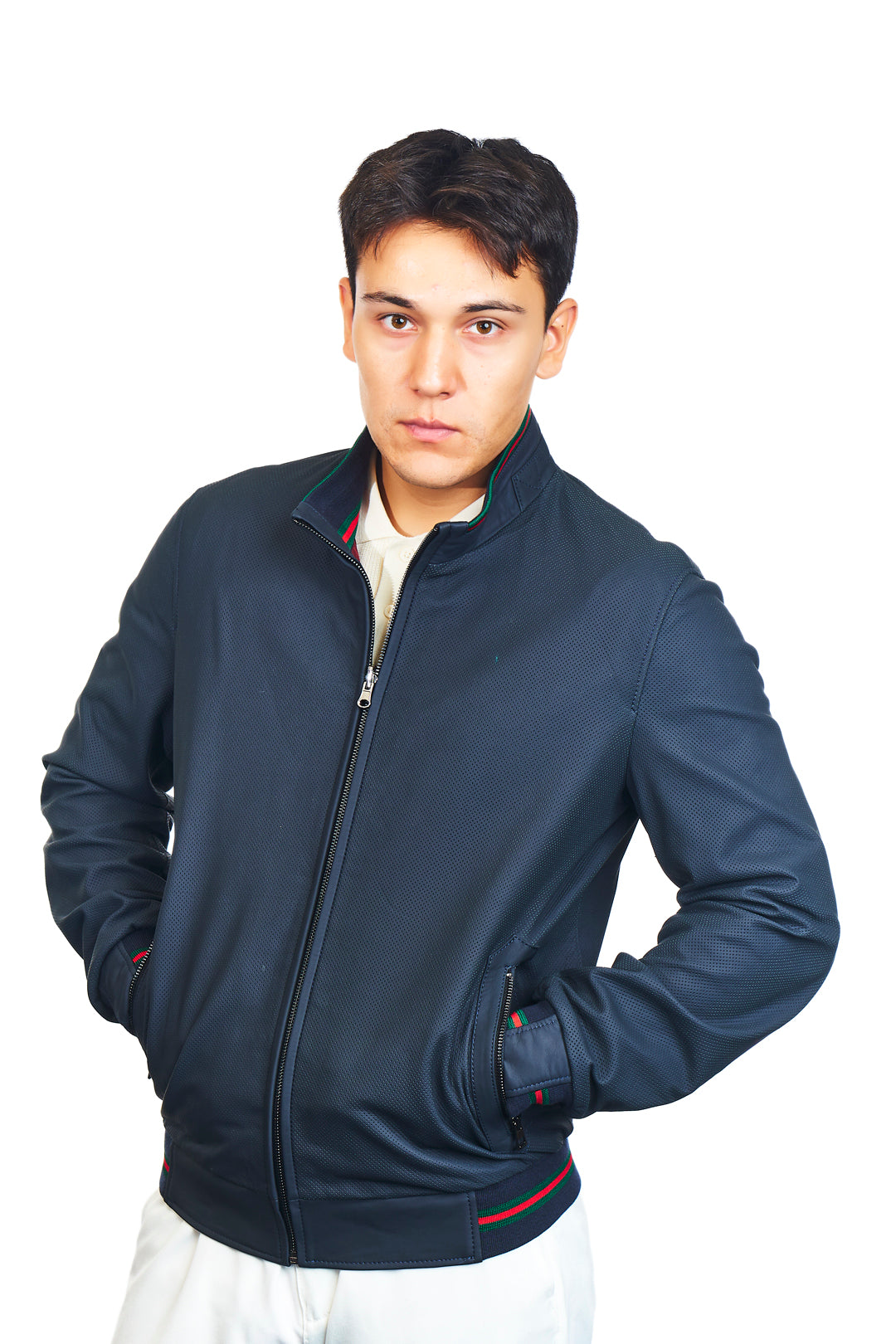 Teos Reversible Leather Jacket