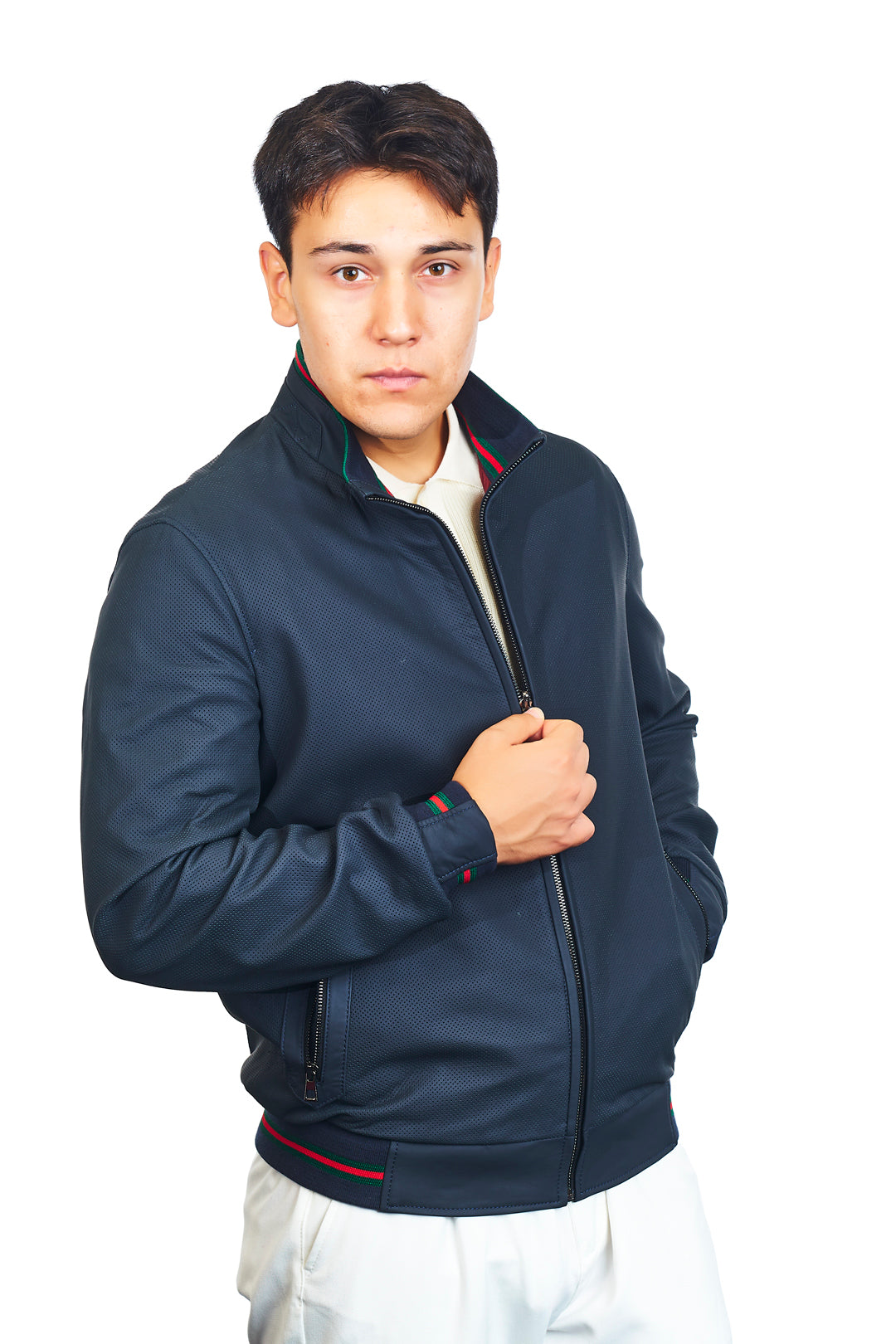 Teos Reversible Leather Jacket