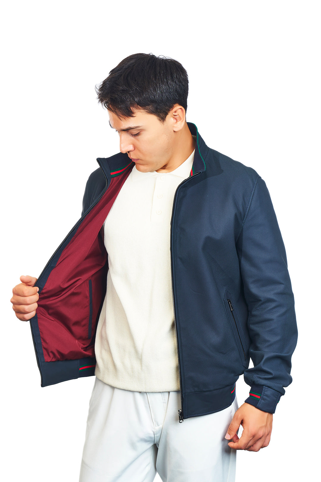Teos Reversible Leather Jacket