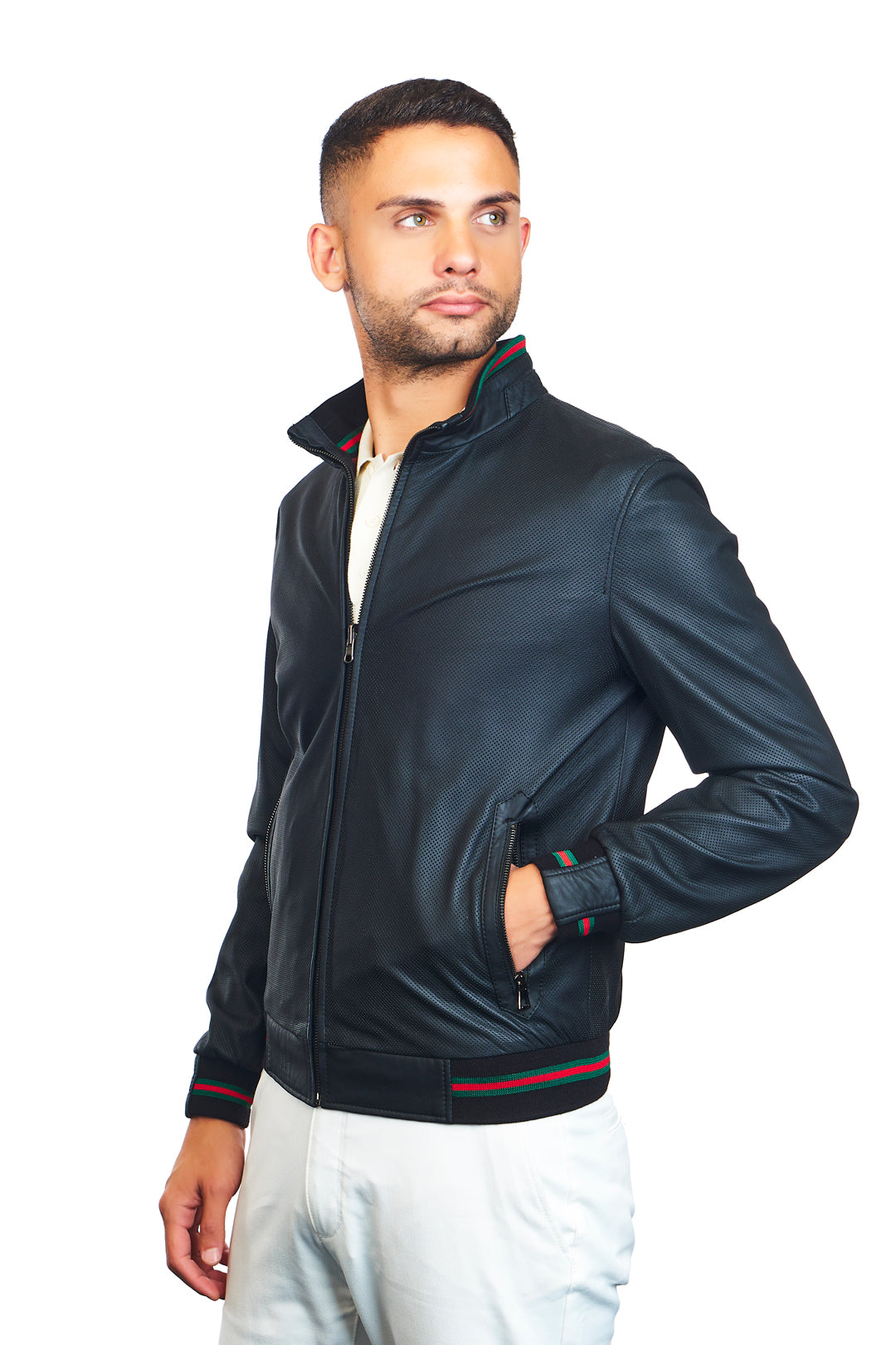Teos Reversible Leather Jacket