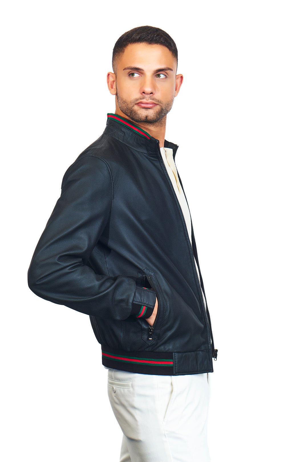 Teos Reversible Leather Jacket