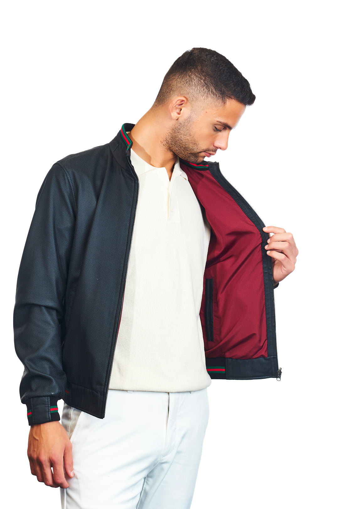 Teos Reversible Leather Jacket