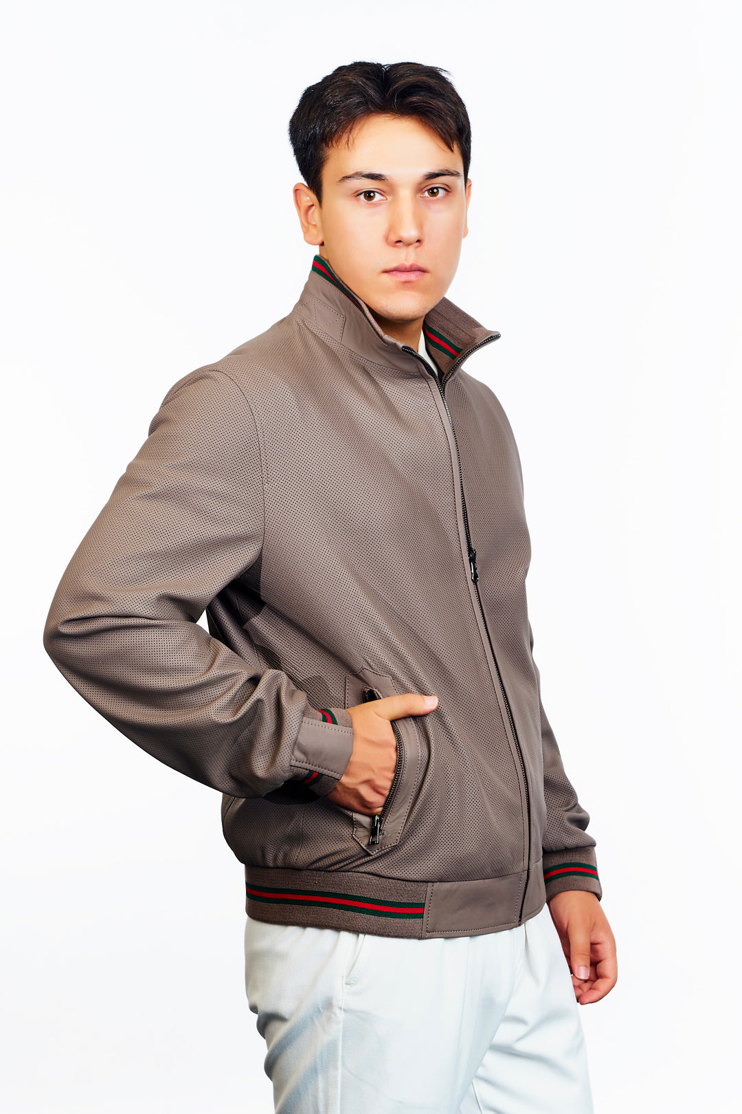 Teos Reversible Leather Jacket