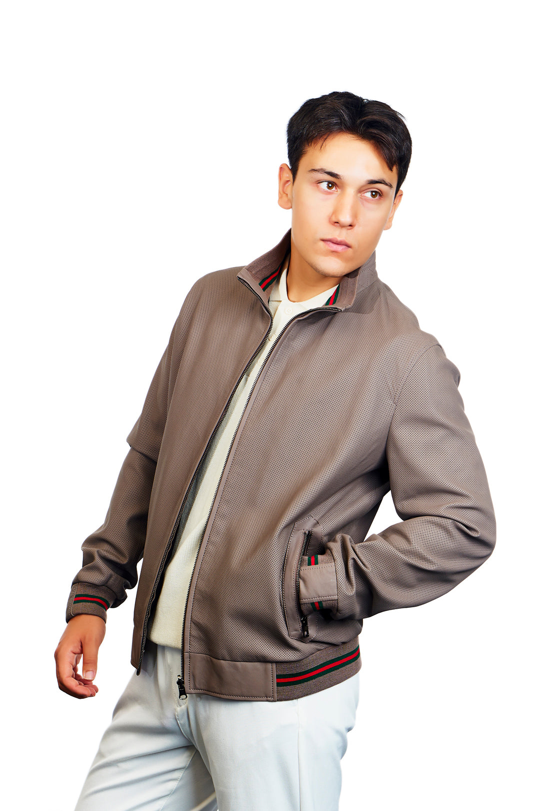 Teos Reversible Leather Jacket
