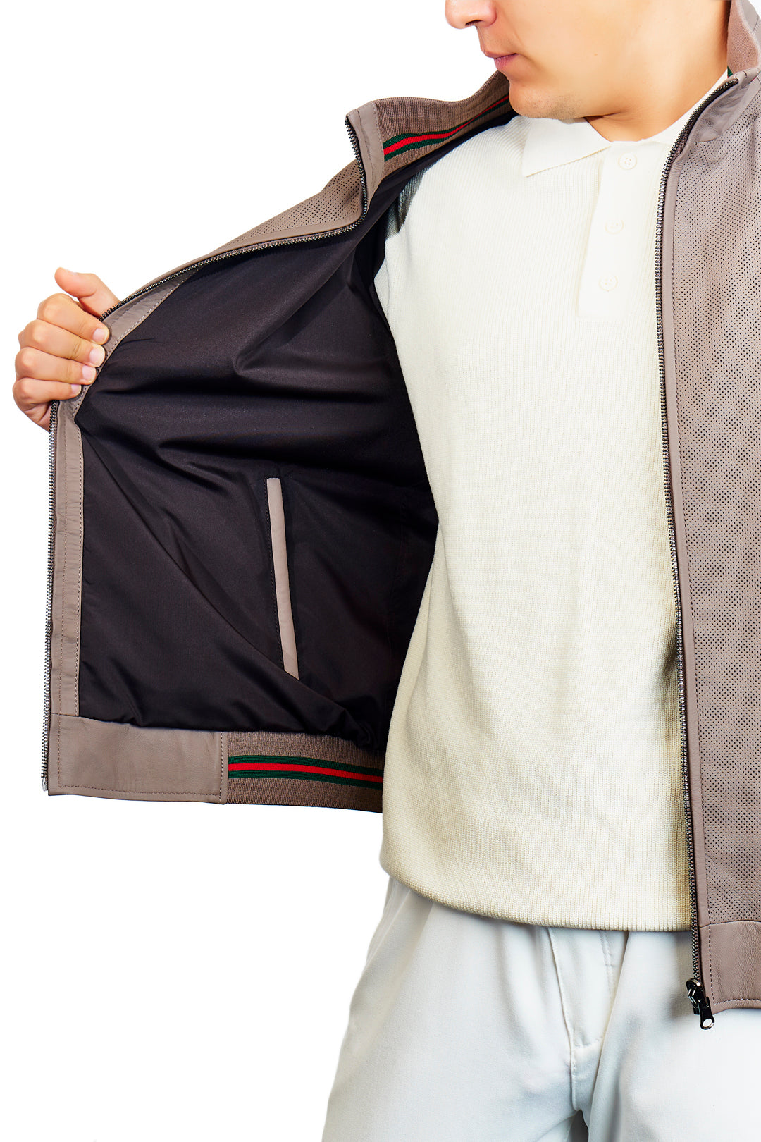 Teos Reversible Leather Jacket