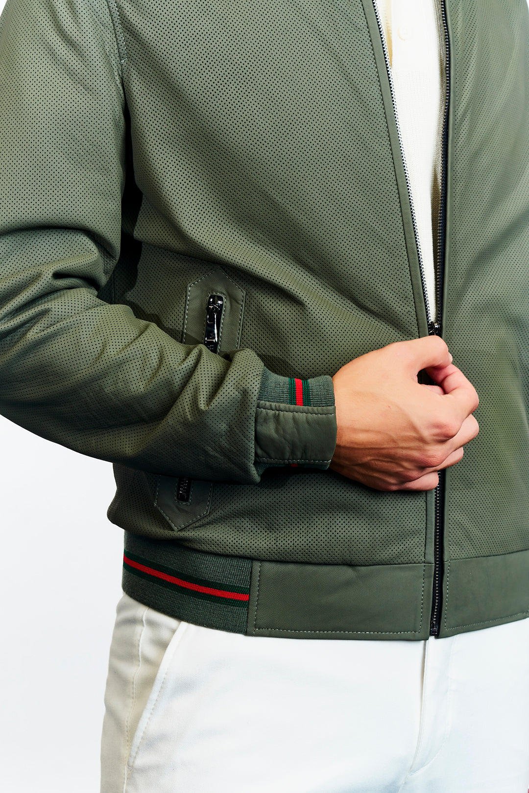 Teos Reversible Leather Jacket