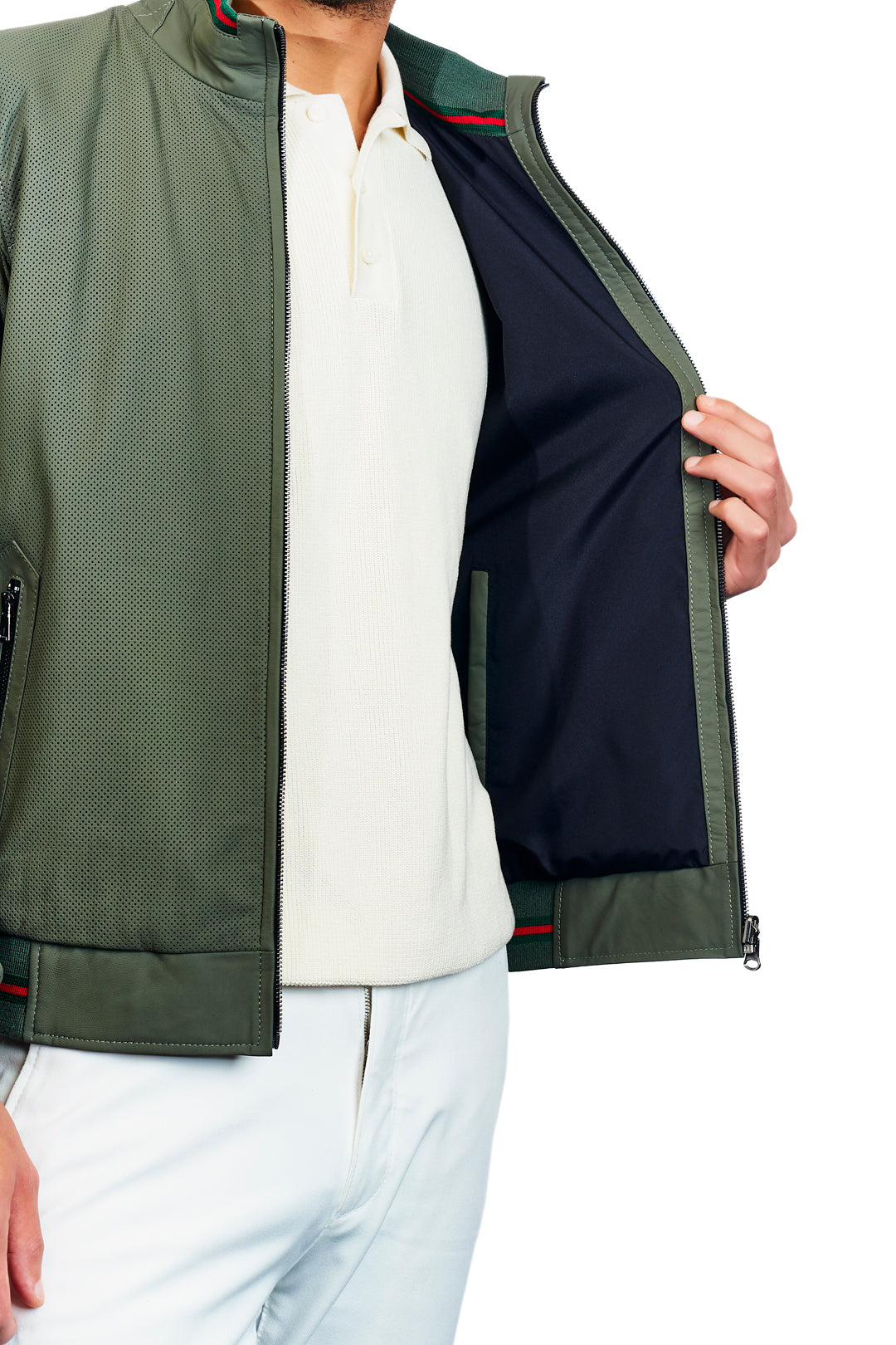 Teos Reversible Leather Jacket