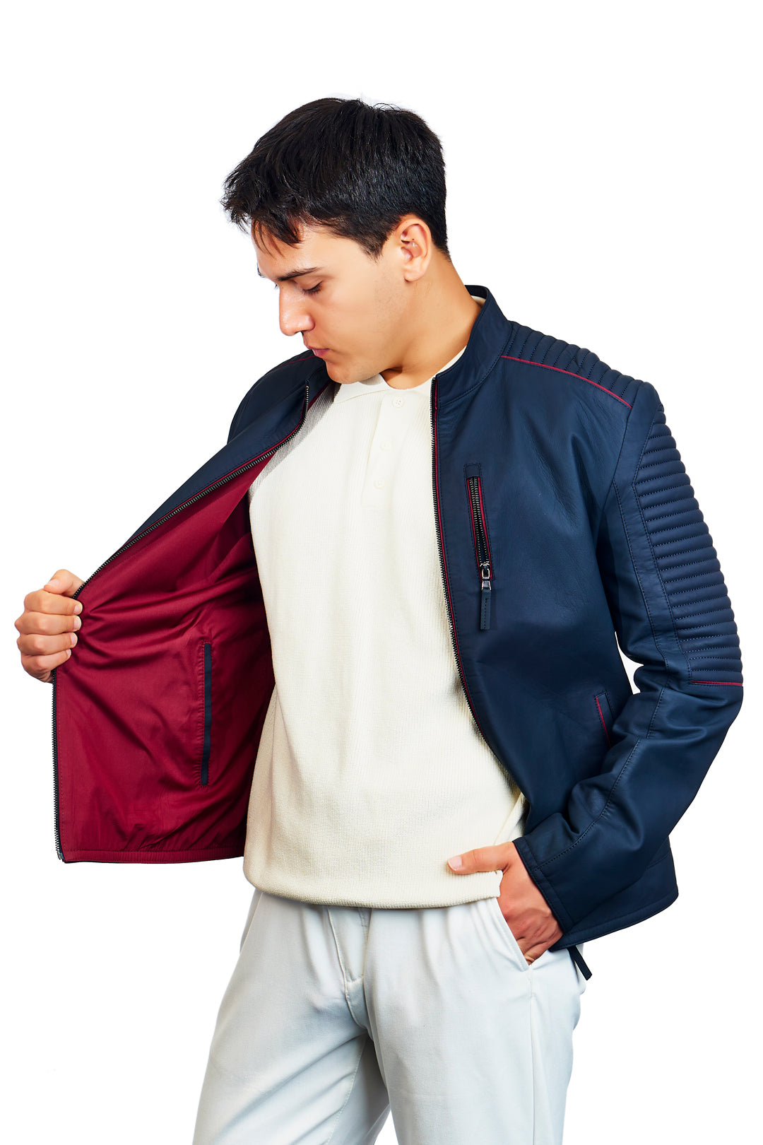 Atlas Reversible Leather Jacket
