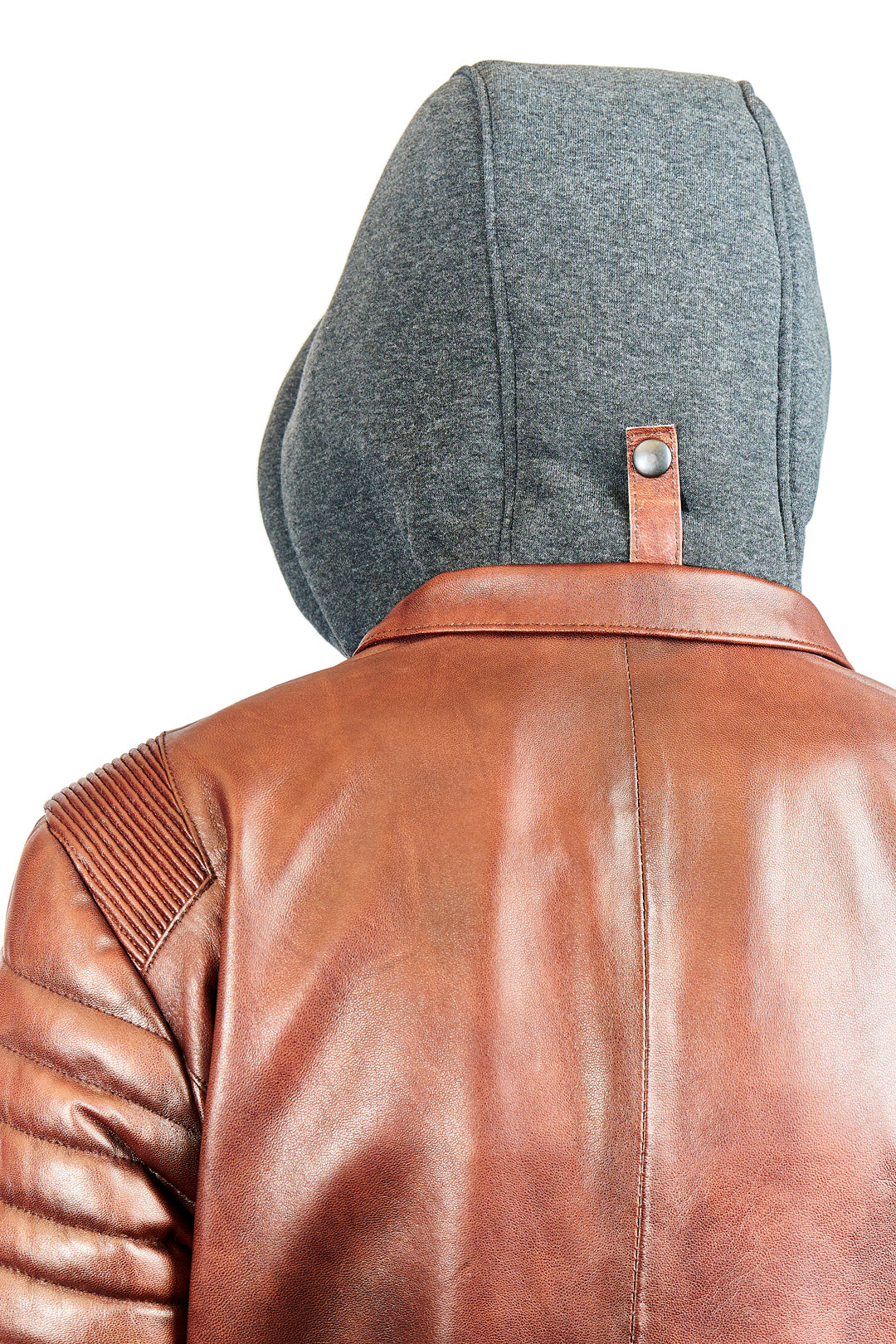 Argus Removable Hooded Leather Jacket