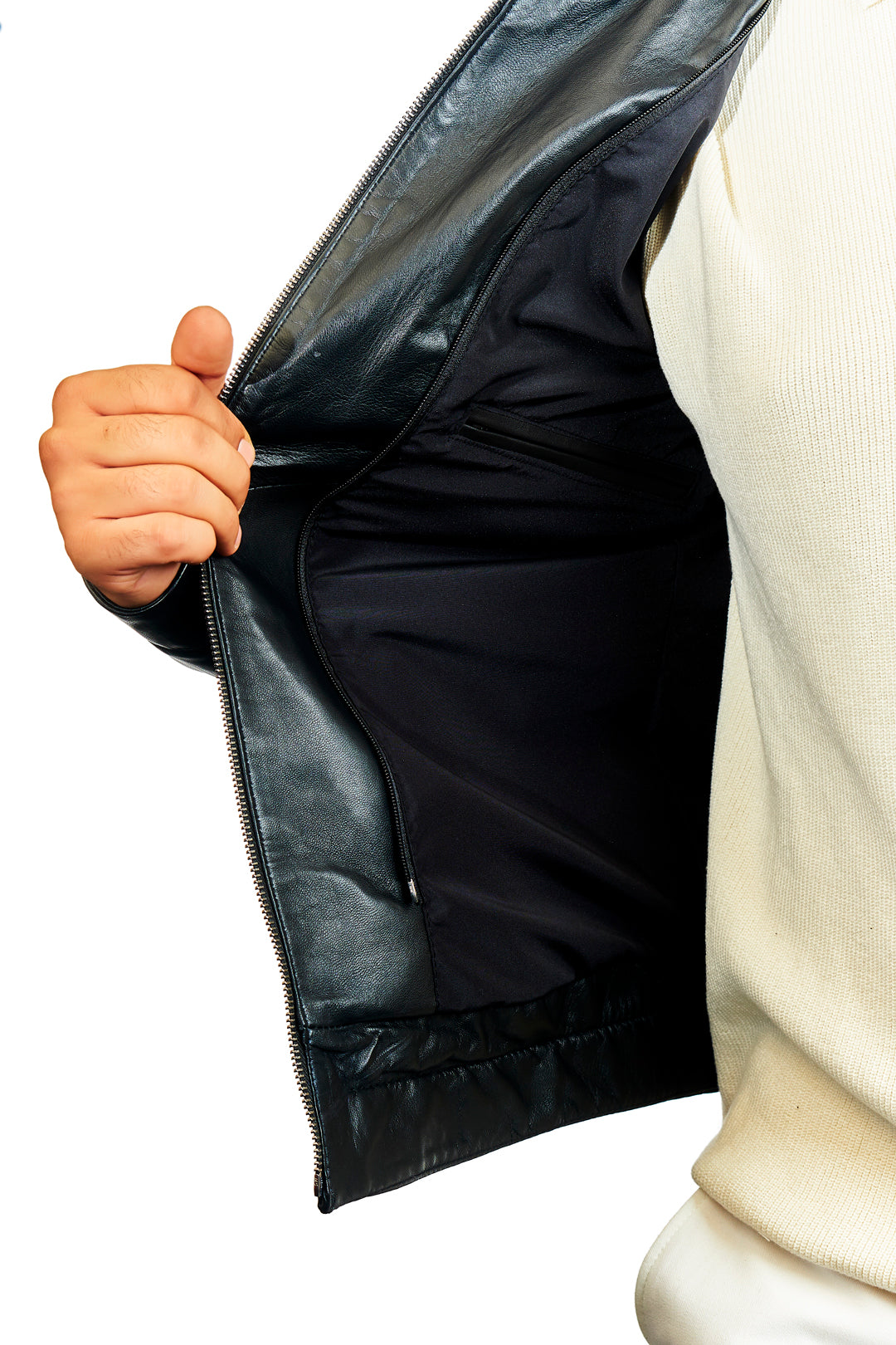 Argus Removable Hooded Leather Jacket
